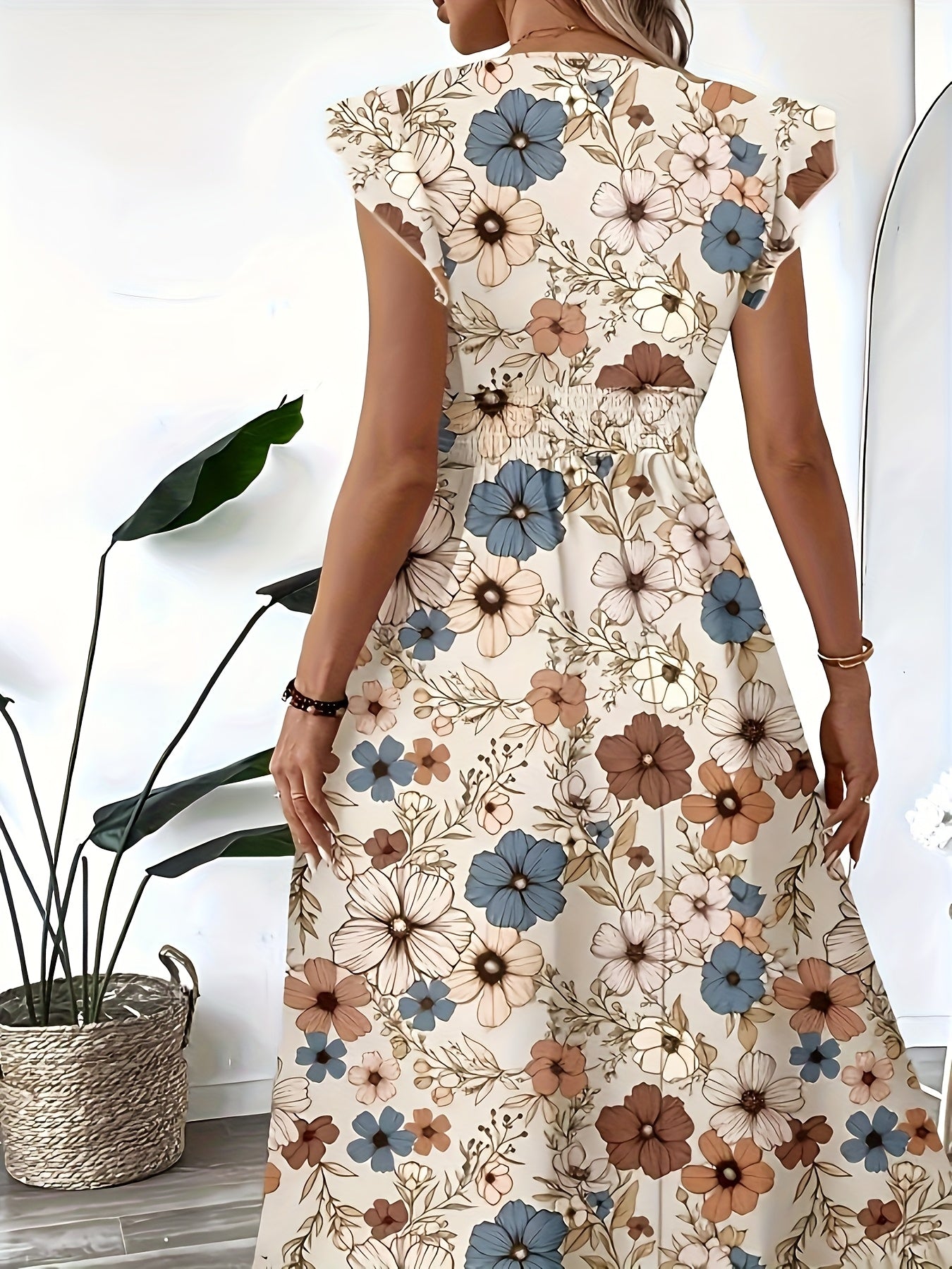 Seasonal A-Line Printed Dress