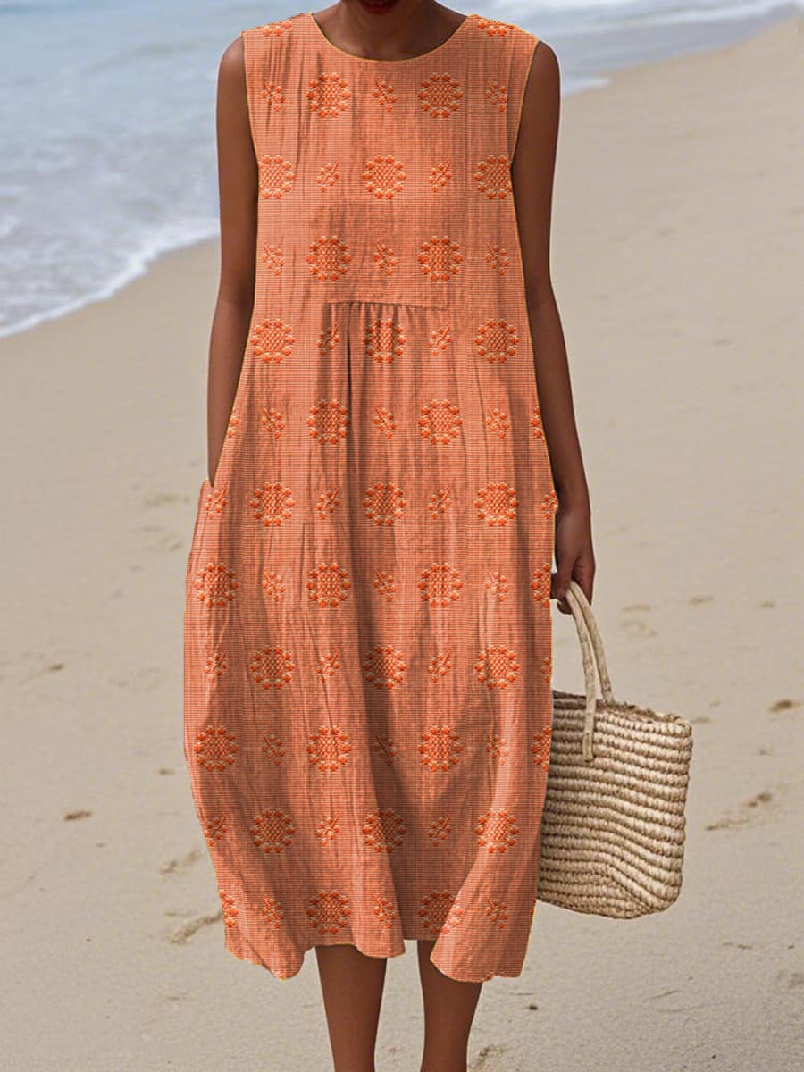 April | Chic Sleeveless Pocket Dress