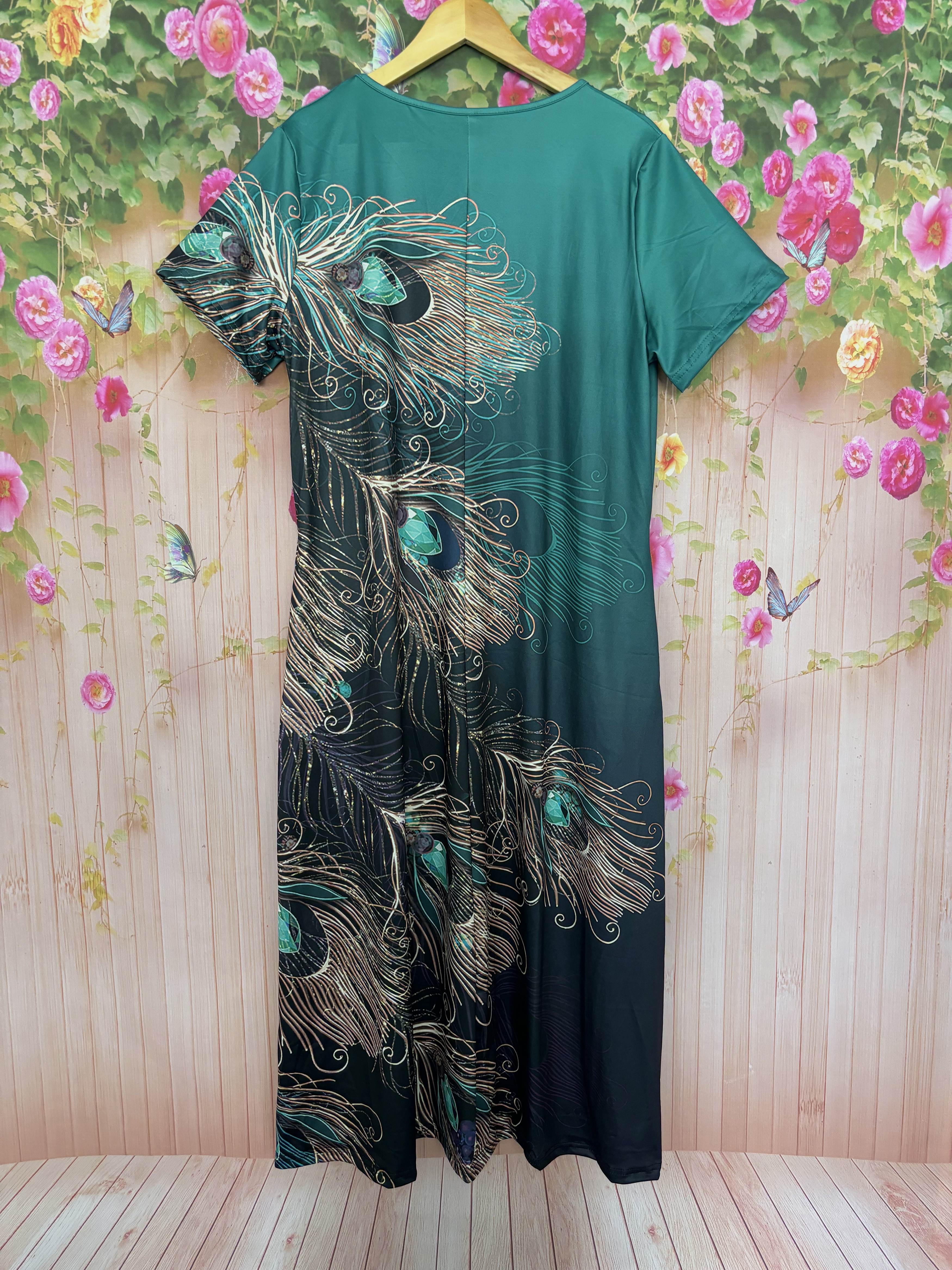 Aurora Peacock Elegance Dress