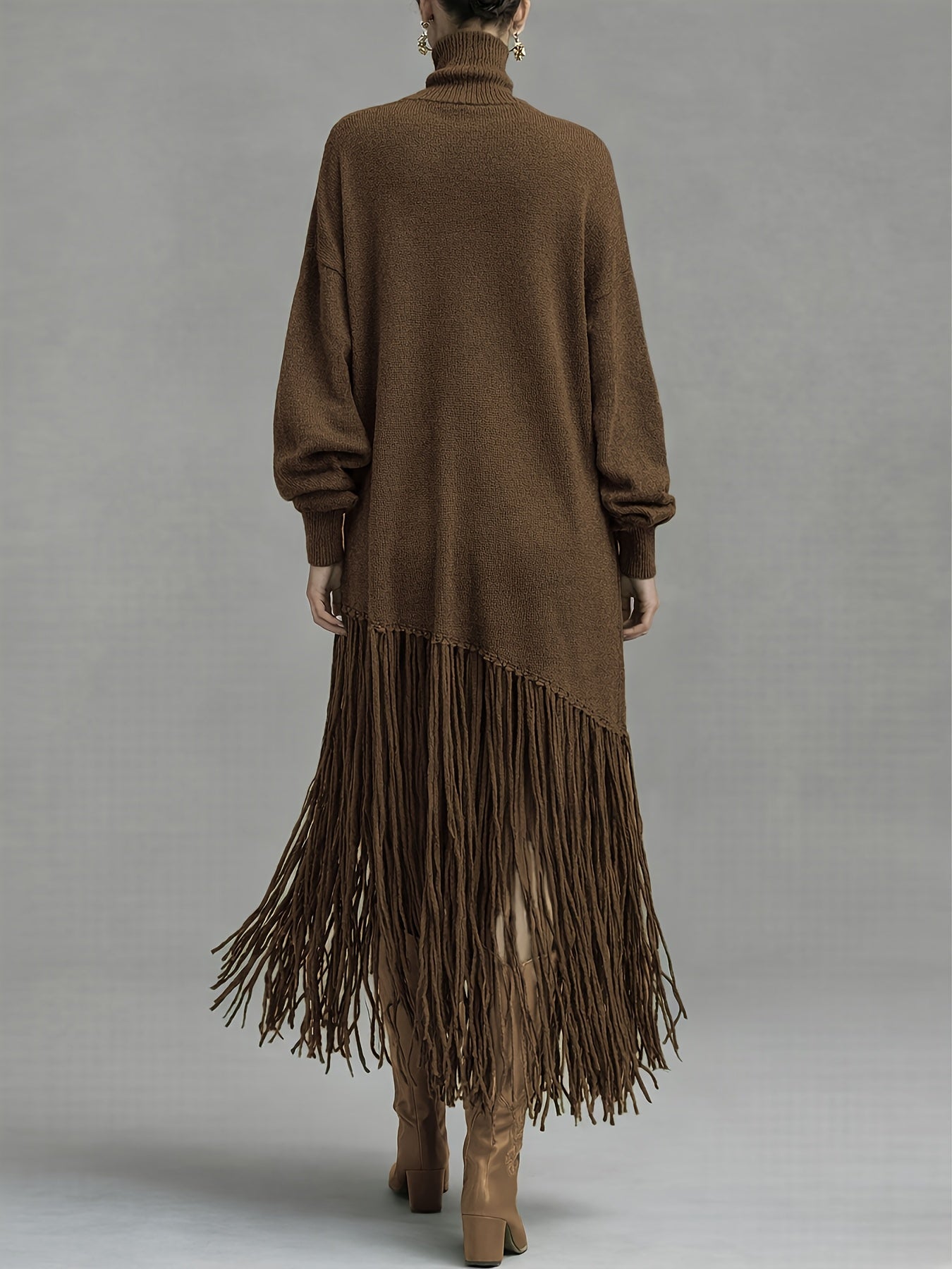 Elowen | Tassel Midi Sweater Dress