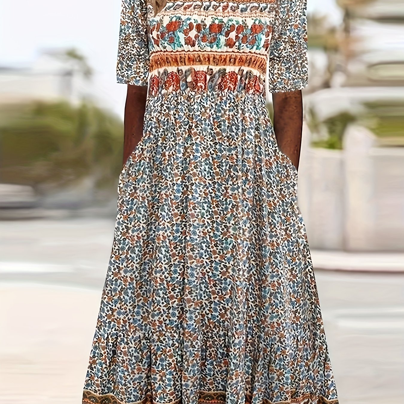 Isla Vintage Boho Maxi Dress