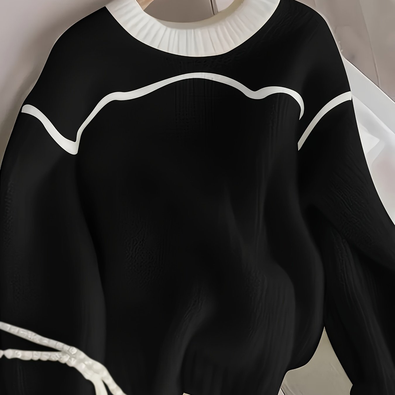 Lemon Yellow Relaxed Fit Knit Sweater