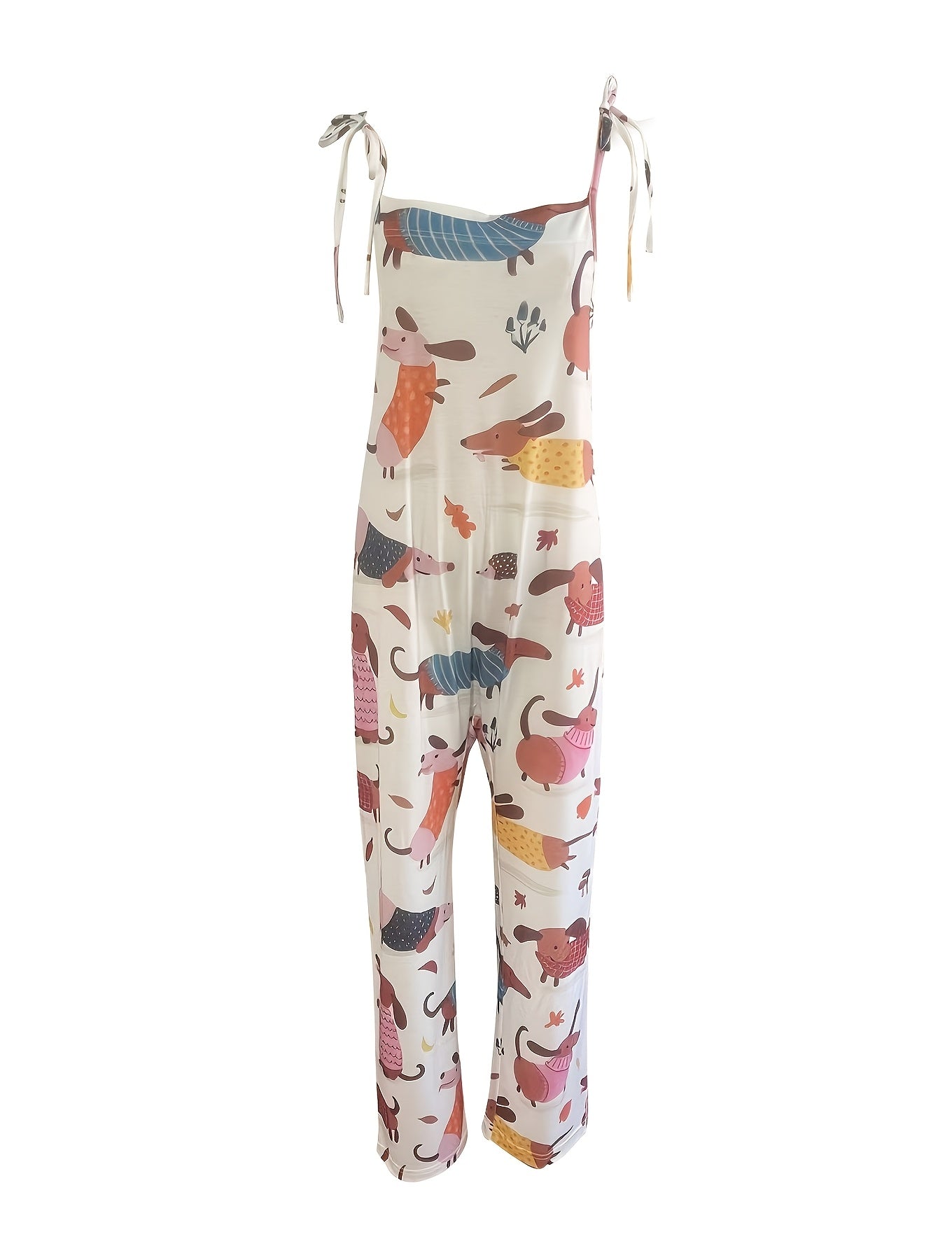 Dachshund Strap Back Jumpsuit
