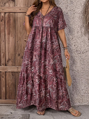 Casual Floral Long Dress