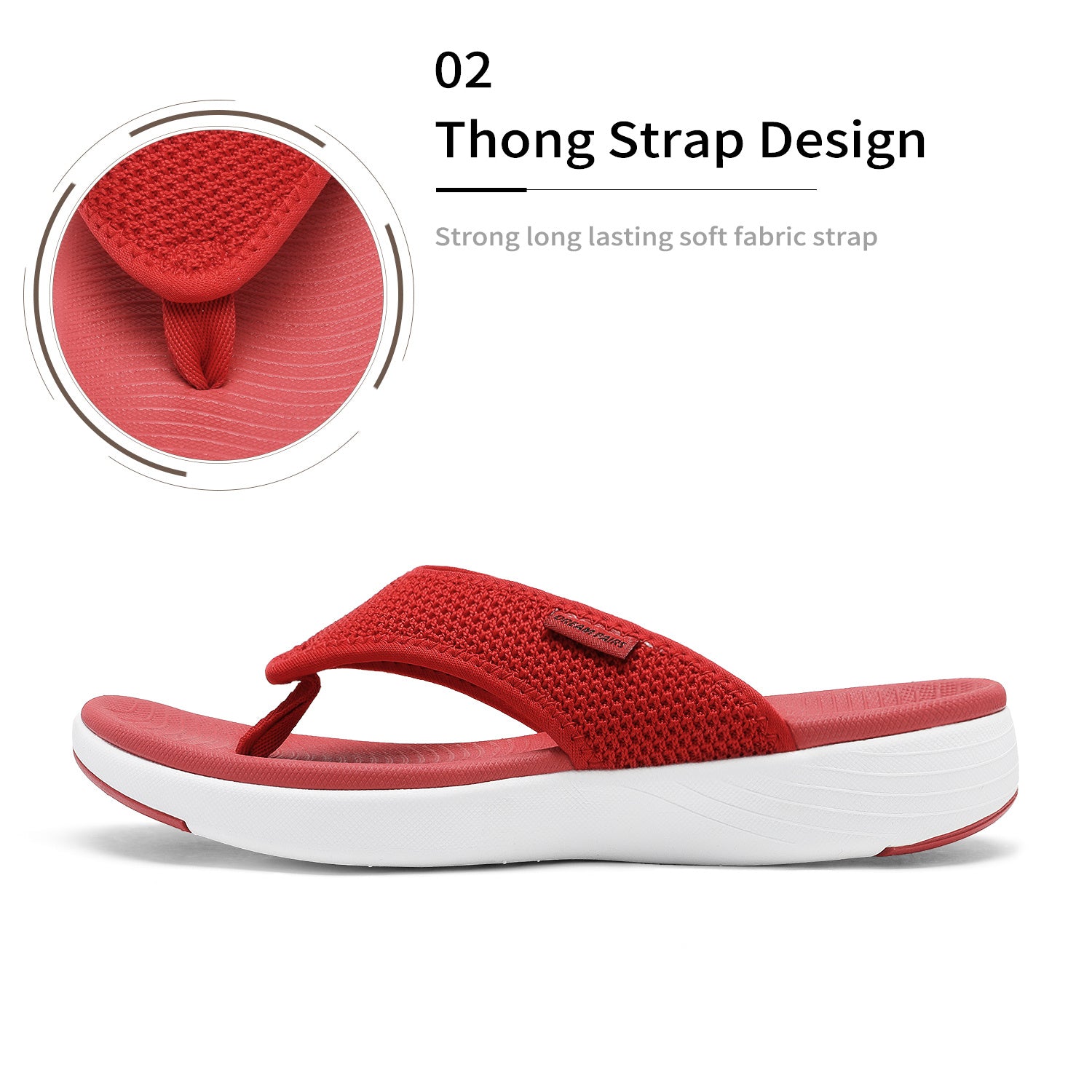 SoftStep Arch Support Flip Flops