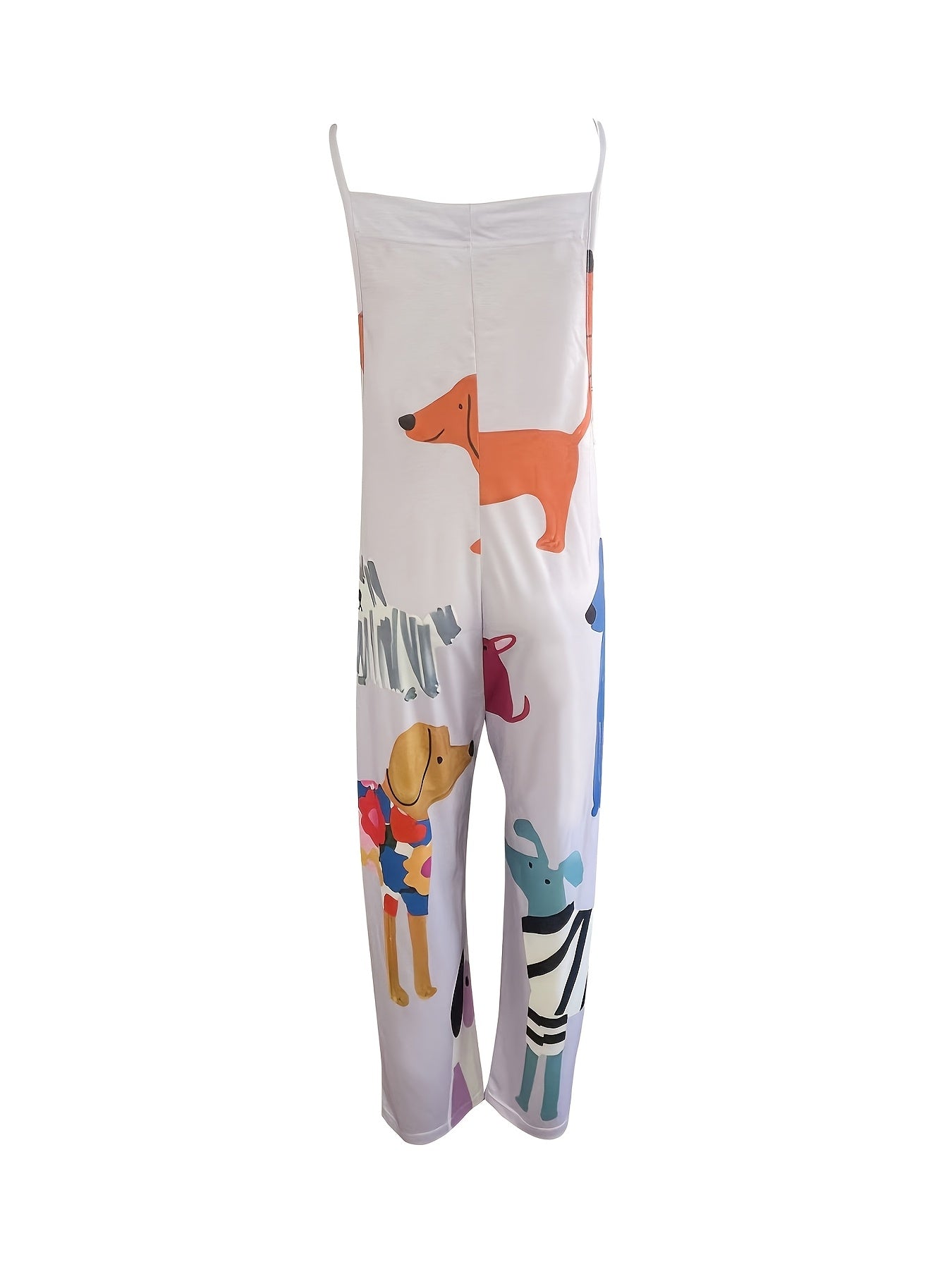 Abstract Dog Bohemian Jumpsuit