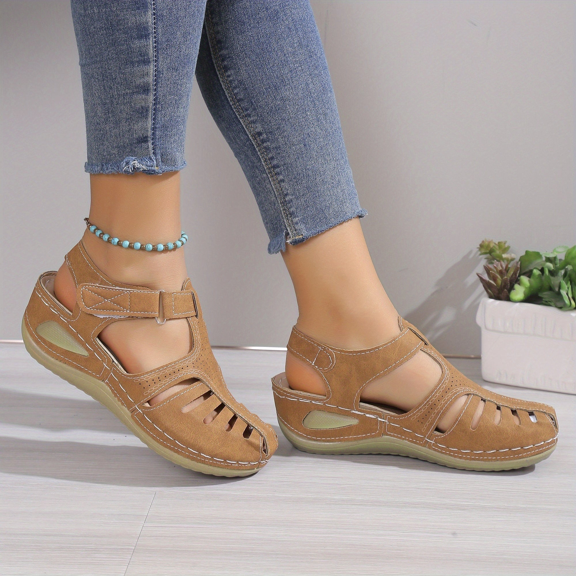 Orthopedic Platform Wedge Sandals