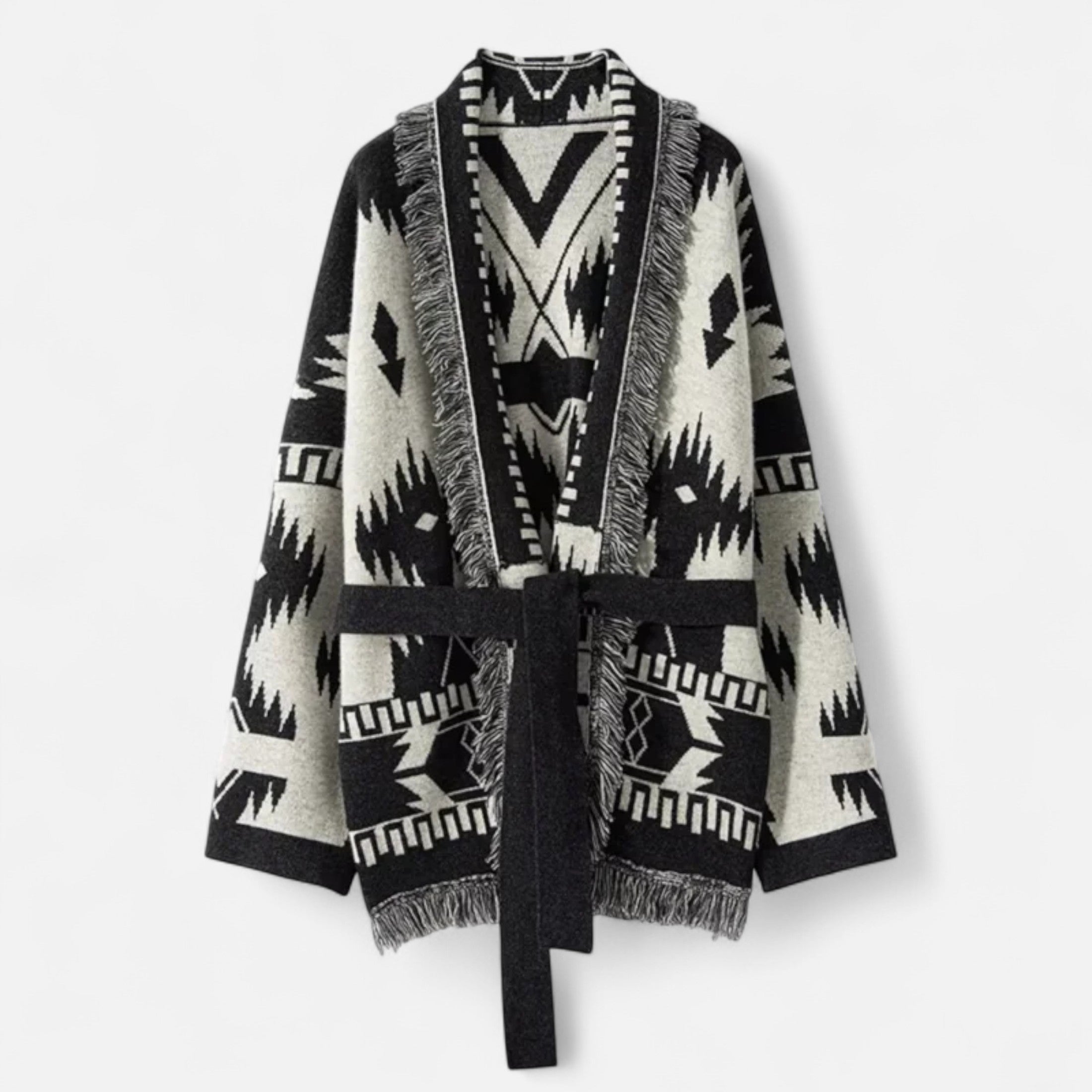 Cashmere Tassel Cardigan