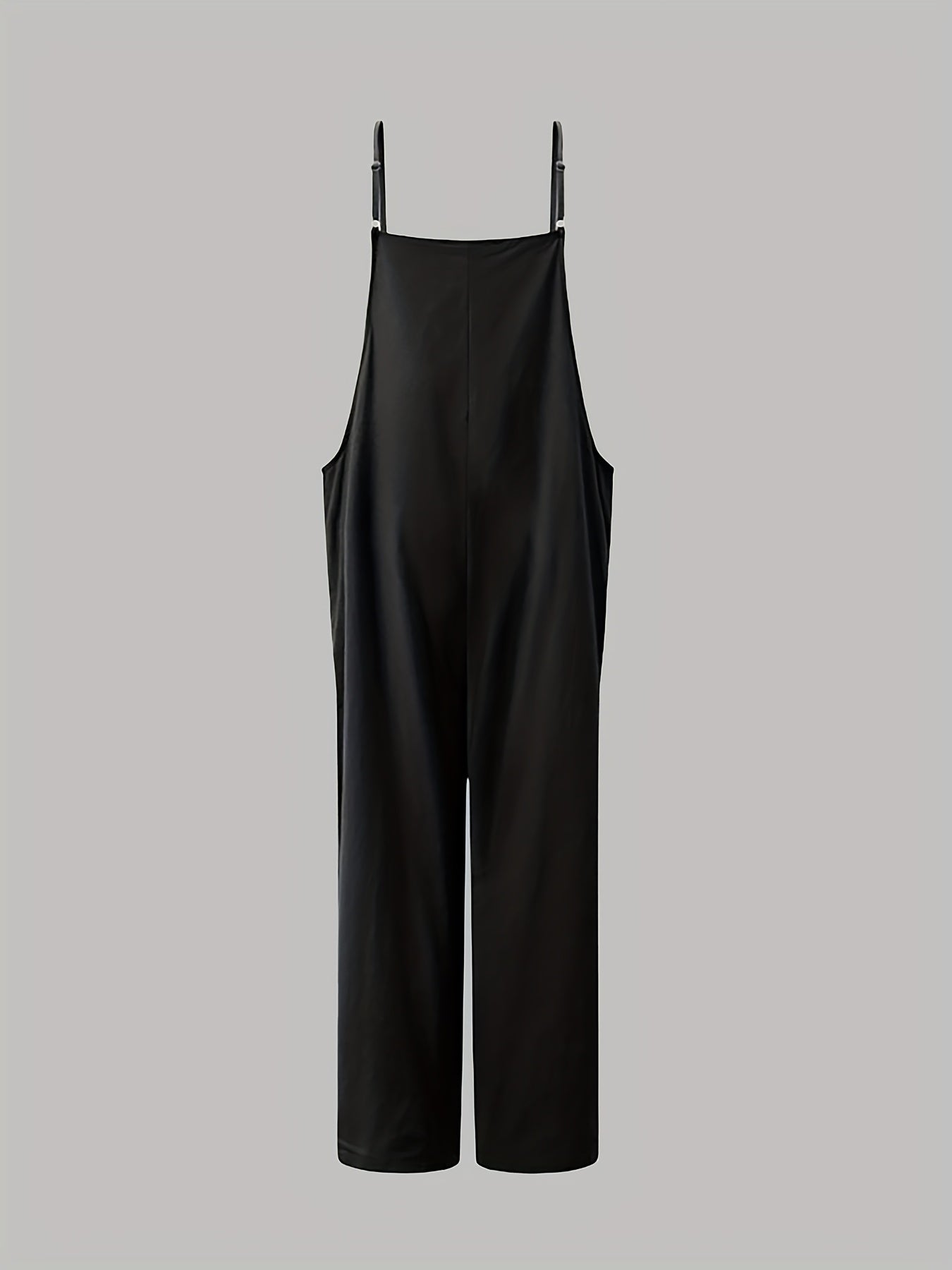 Solid Color Fashion Overalls