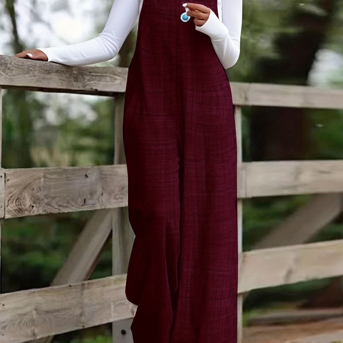 Sleeveless Wide-Leg Jumpsuit