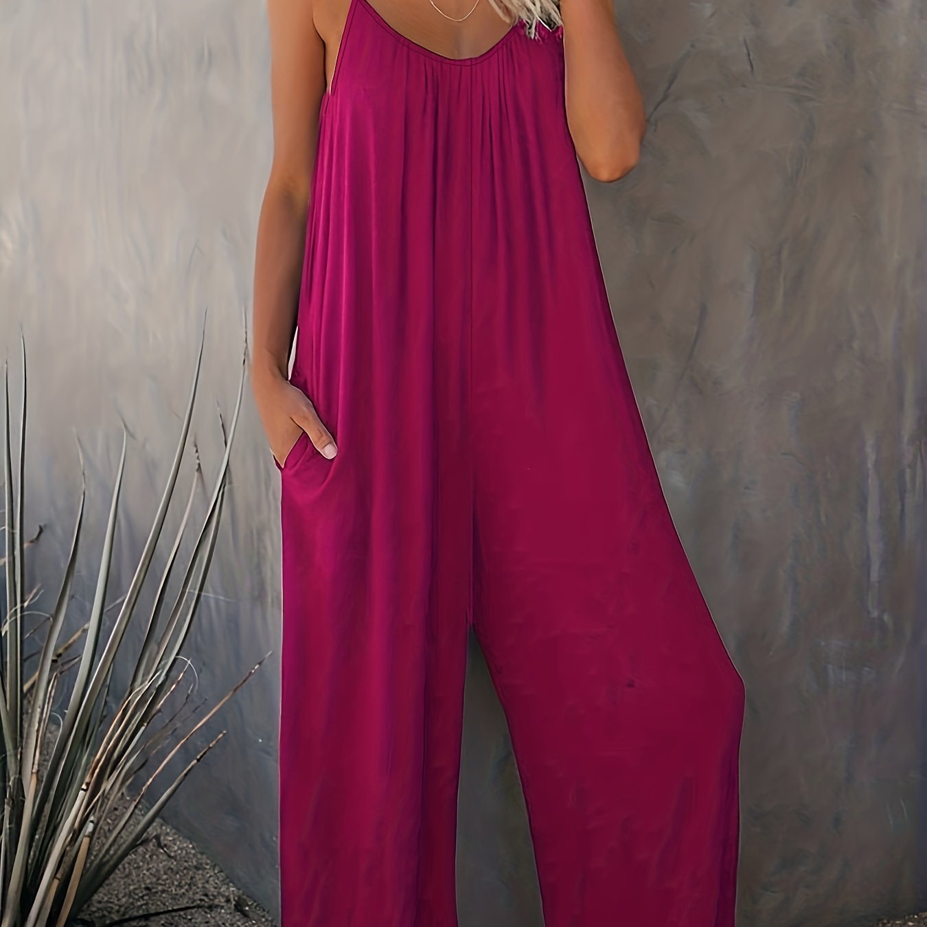 Sleeveless Knit Jumpsuit