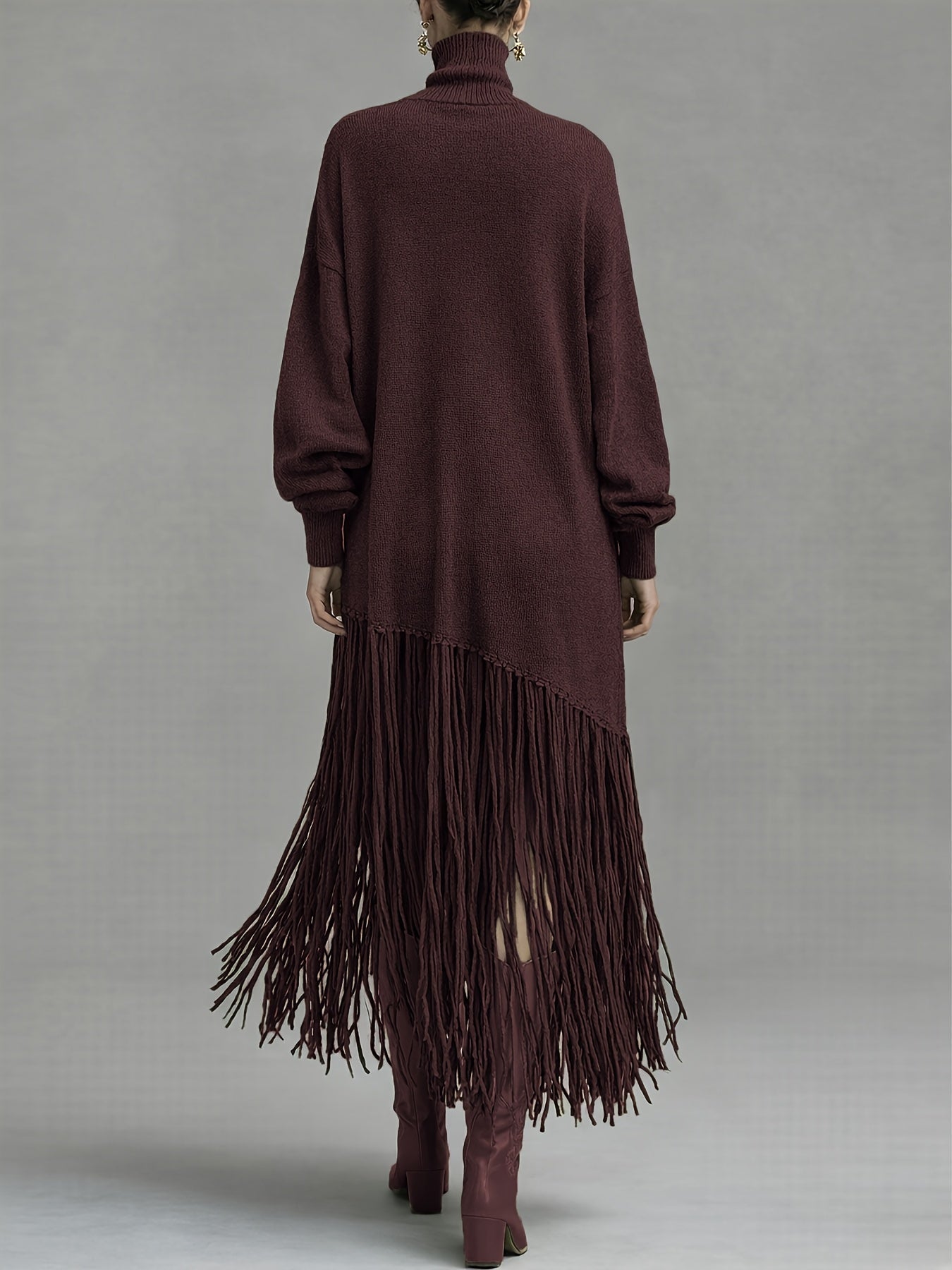 Elowen | Tassel Midi Sweater Dress