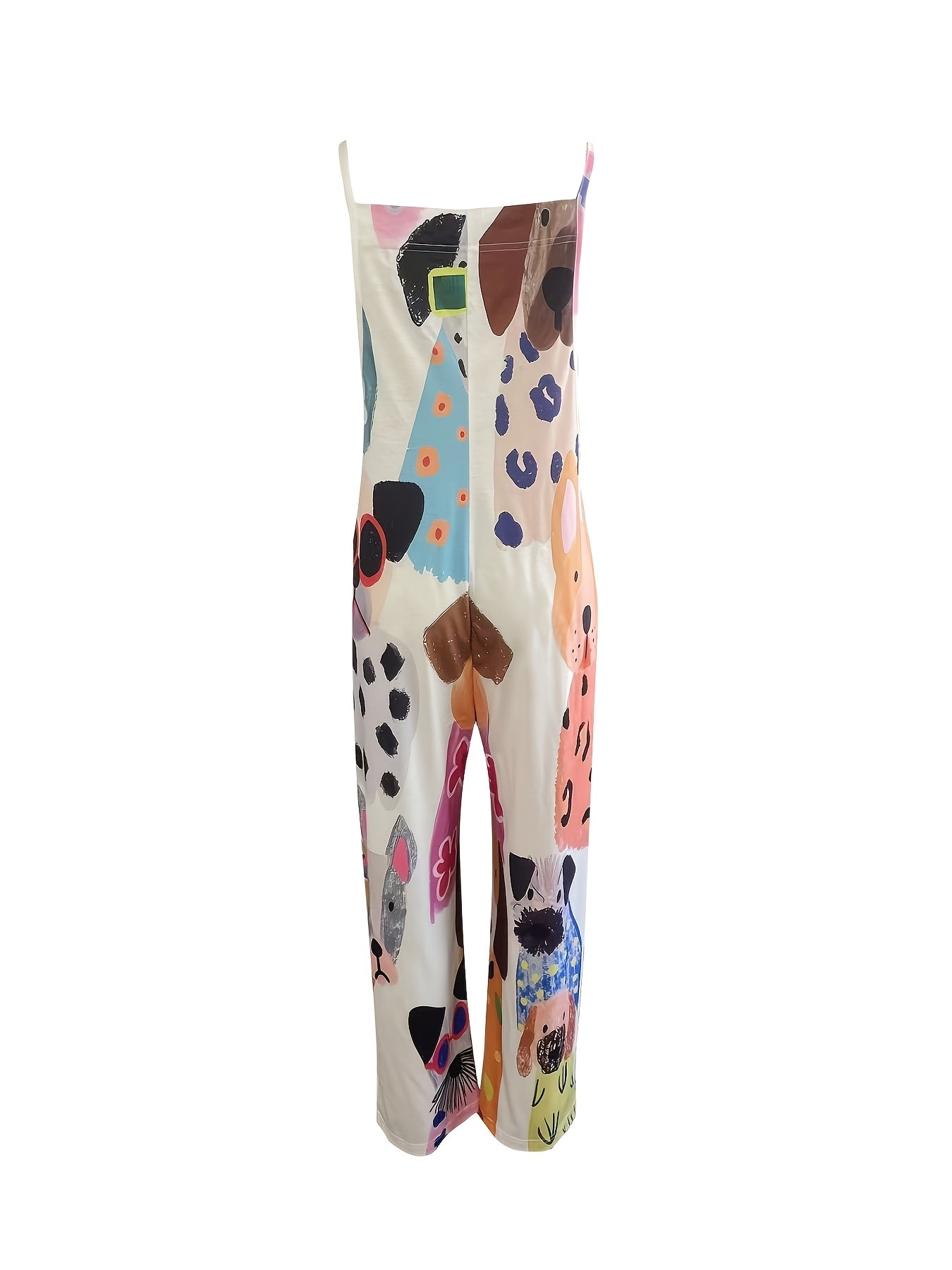 Cartoon Dog Casual Overalls