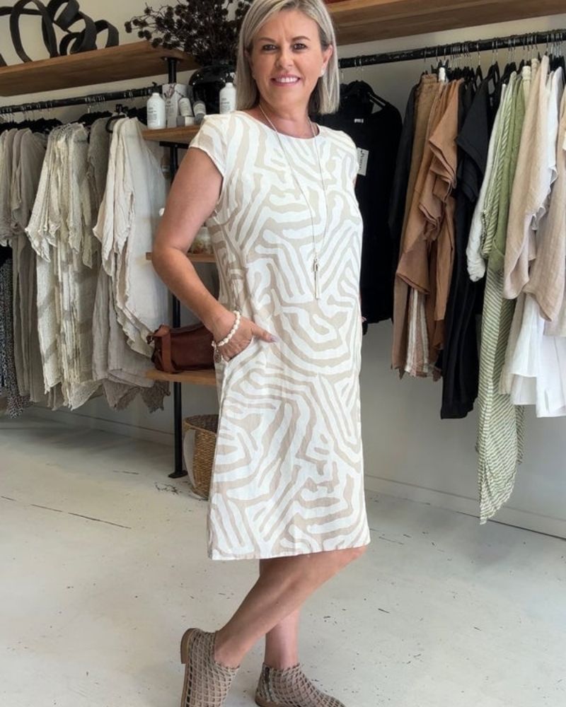 Nelia | Summer Print Dress