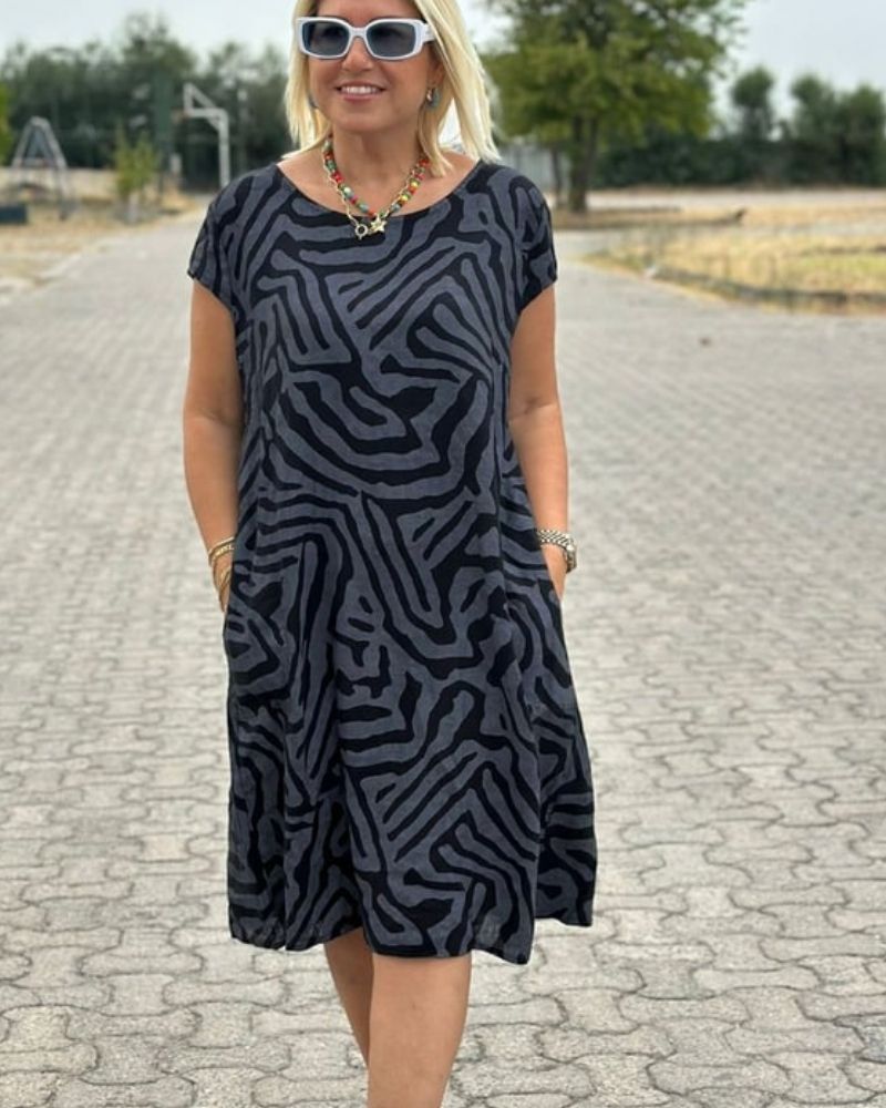 Nelia | Summer Print Dress