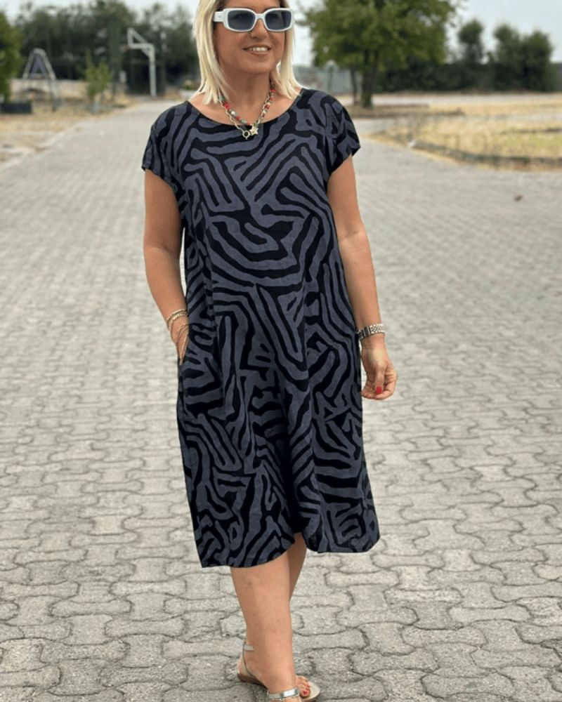Nelia | Summer Print Dress