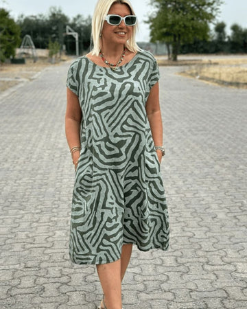 Nelia | Summer Print Dress