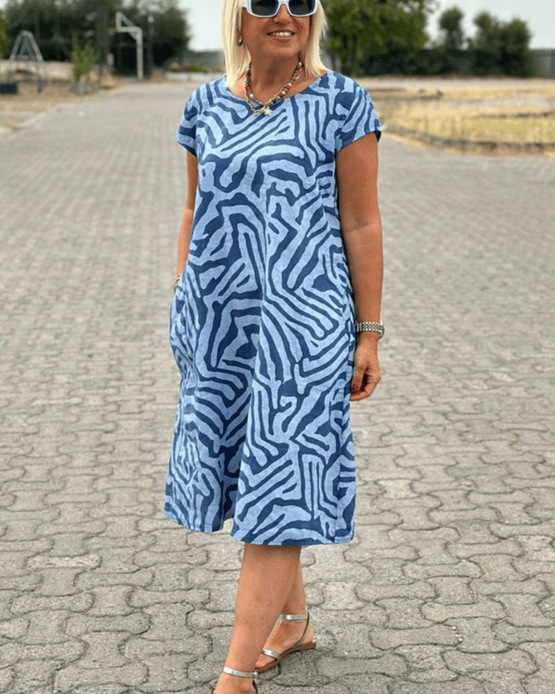 Nelia | Summer Print Dress