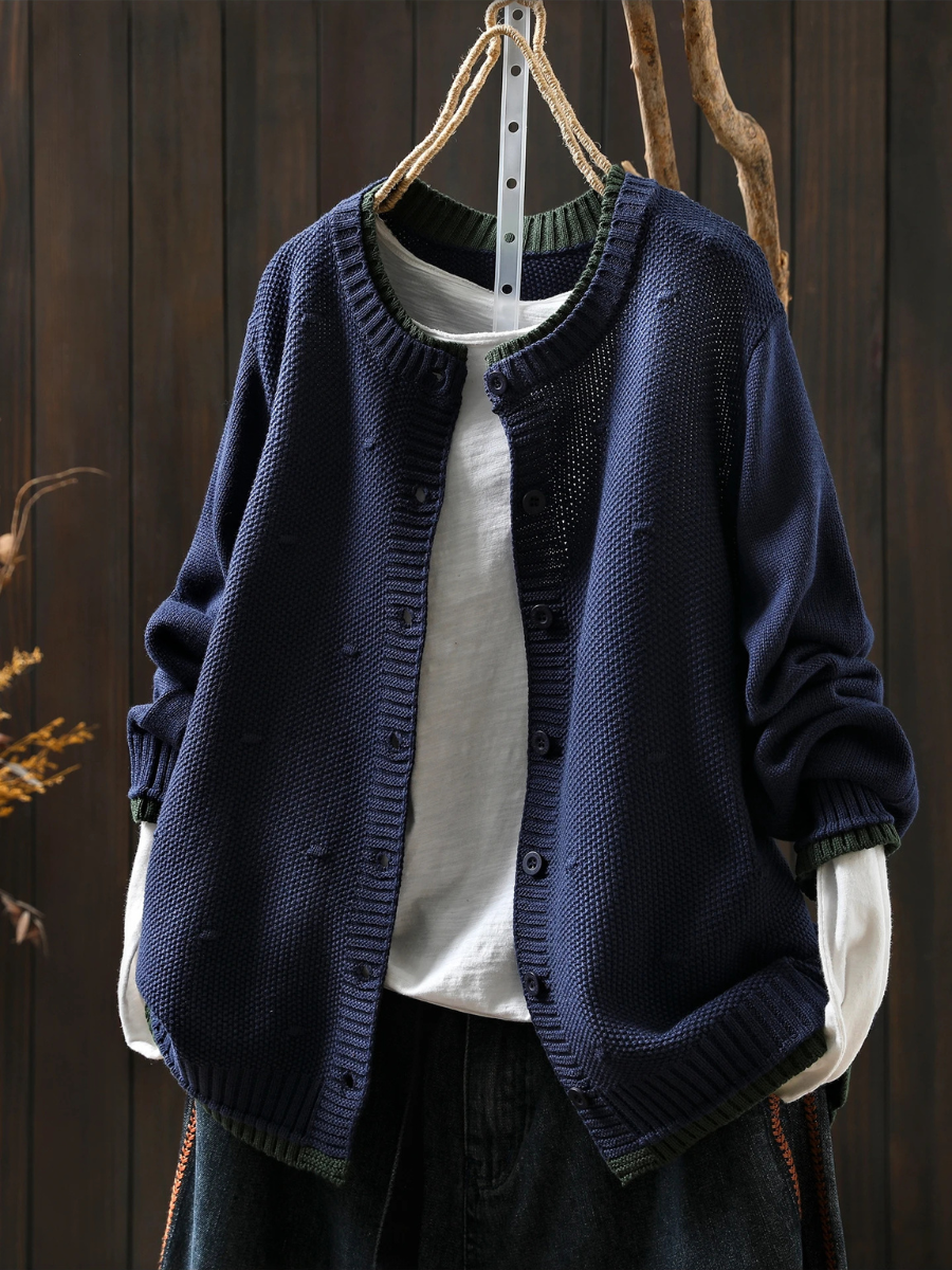 Textured Knit Cardigan