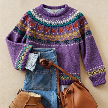 Solva | Classic Vintage Knit Sweater