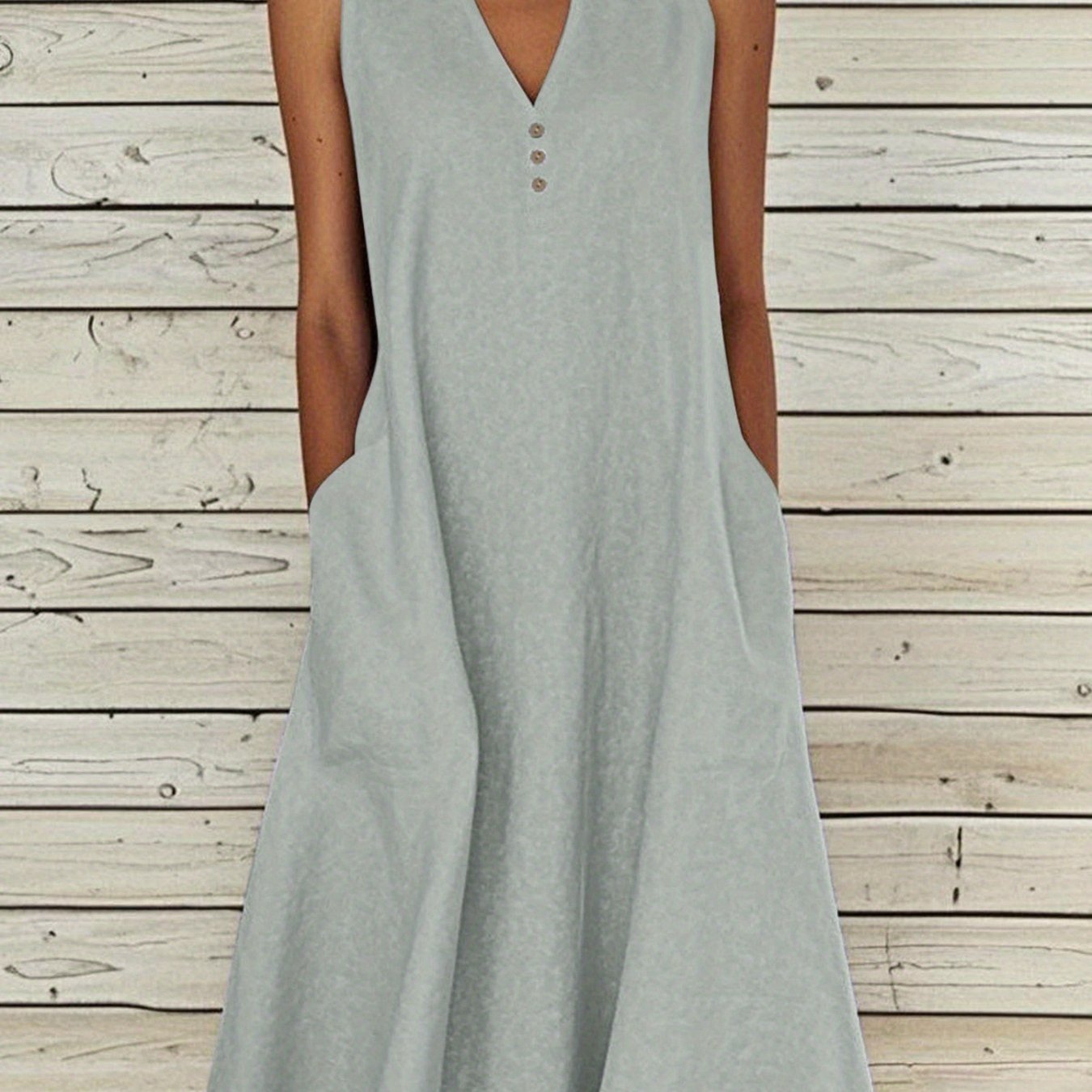 Aria Minimalist Summer Midi Dress