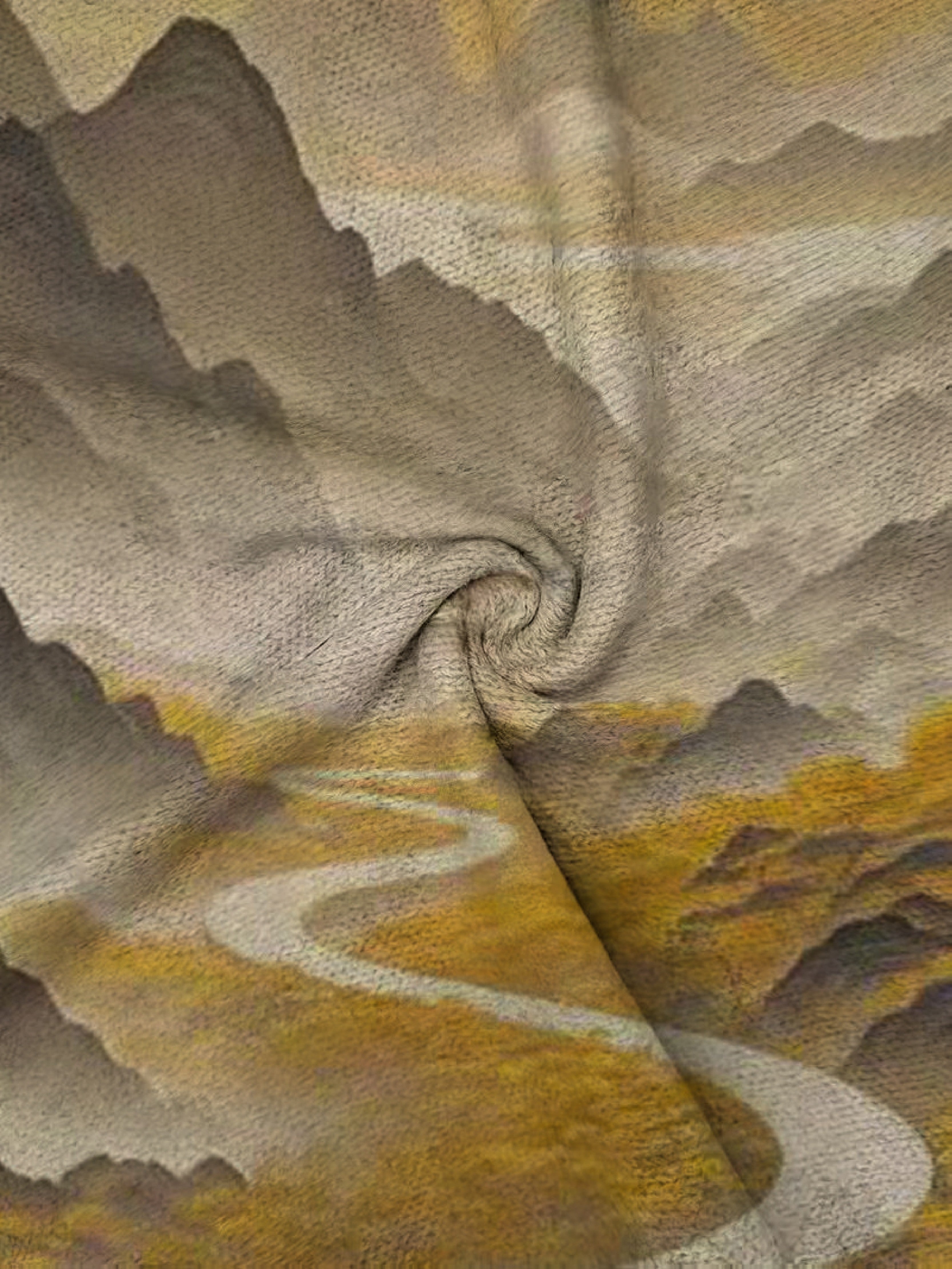 Scenic Landscape Knit Vest