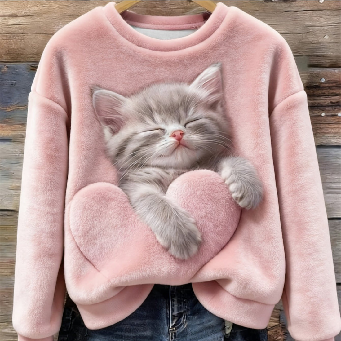HeartWhisker Valentine Knit Pet Sweater