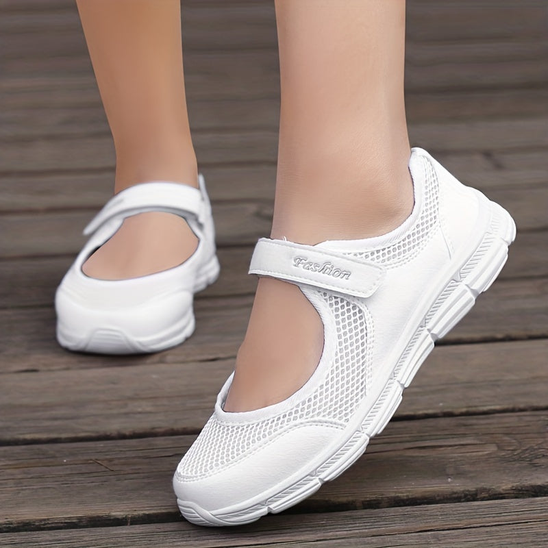 MeshComfort Hook & Loop Walking Shoes