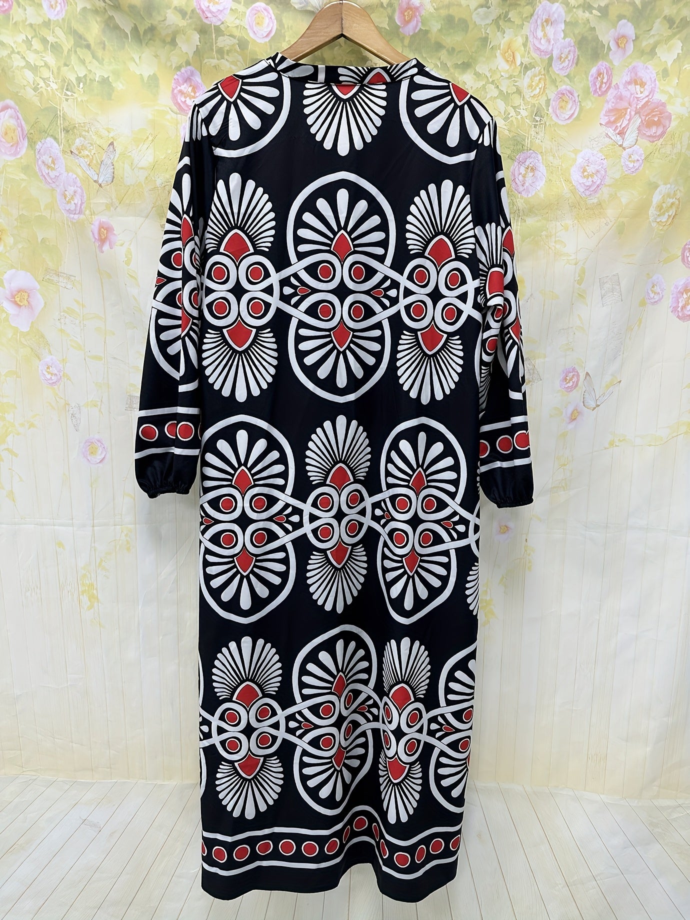 Zahara Bohemian V-Neck Maxi Dress