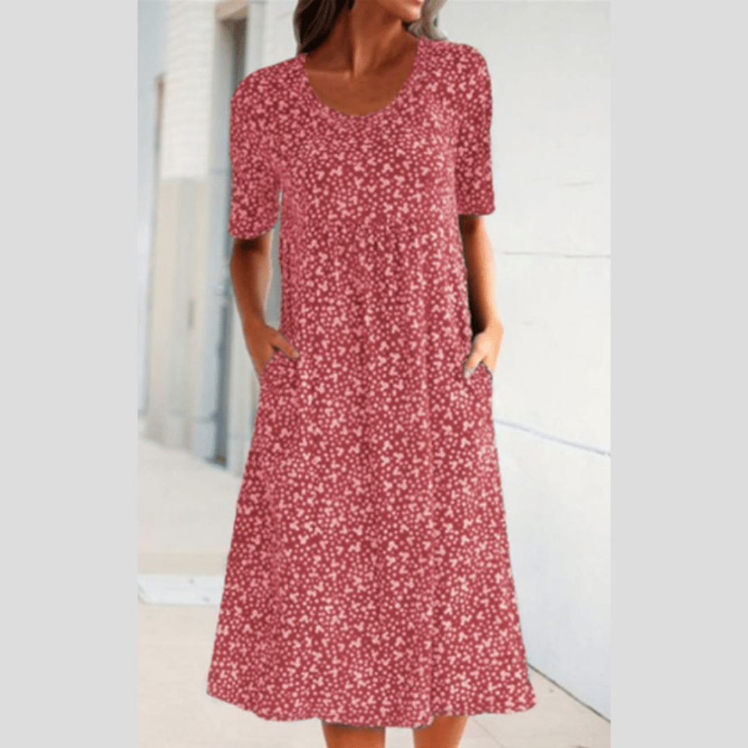 Ayesha | Fashion Floral Midi Dress