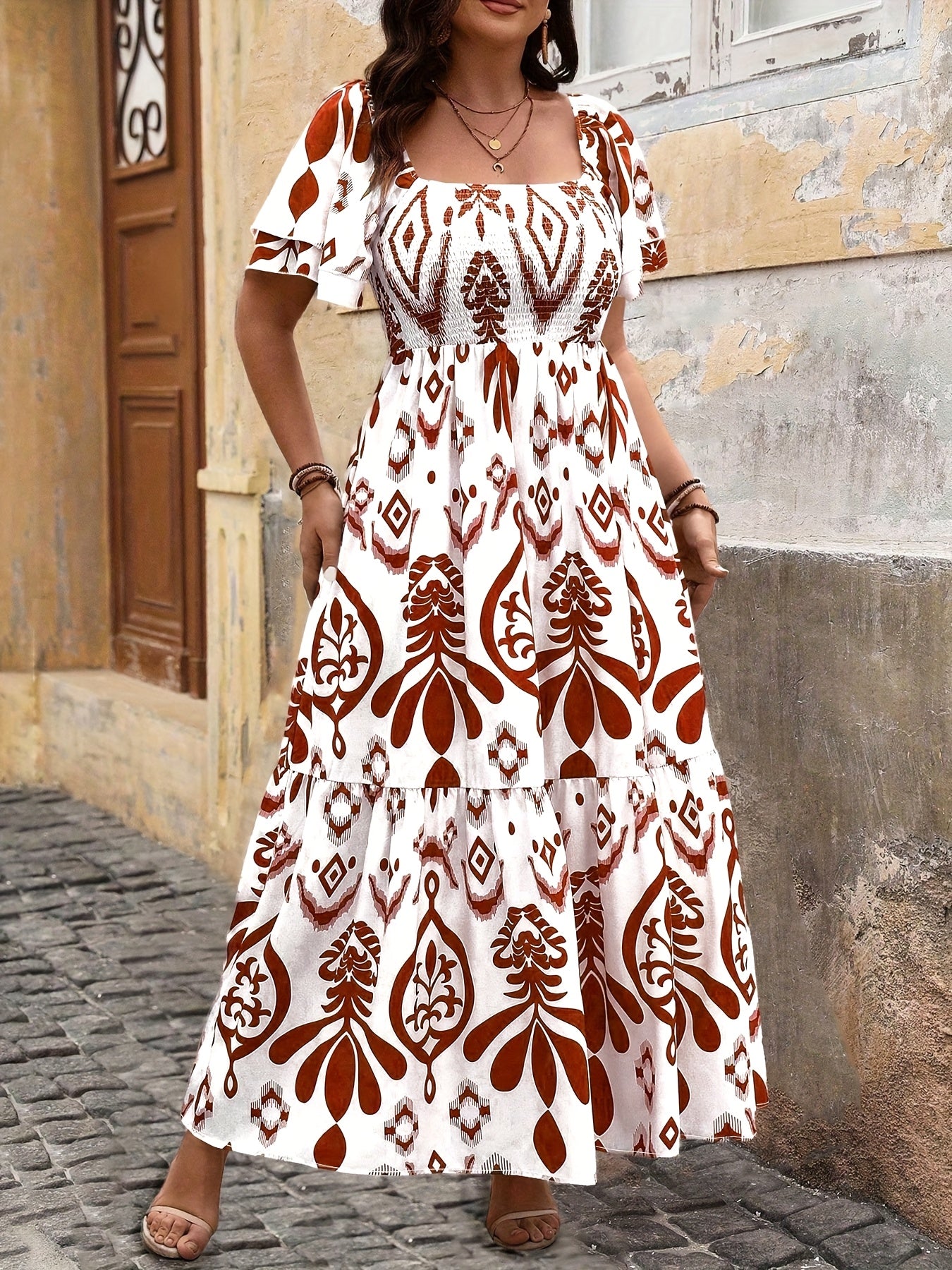 Valencia Boho Summer Maxi Dress