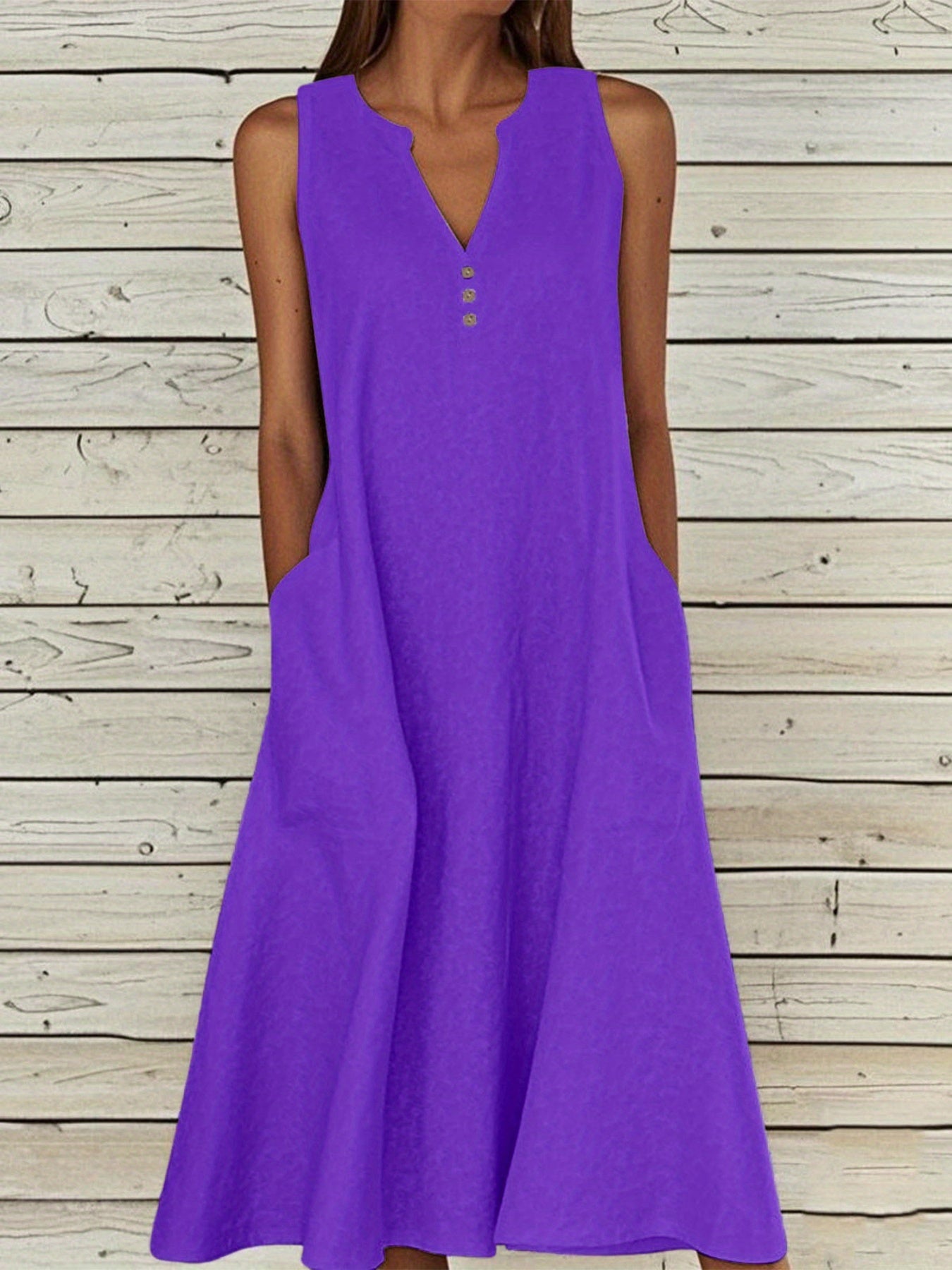 Aria Minimalist Summer Midi Dress