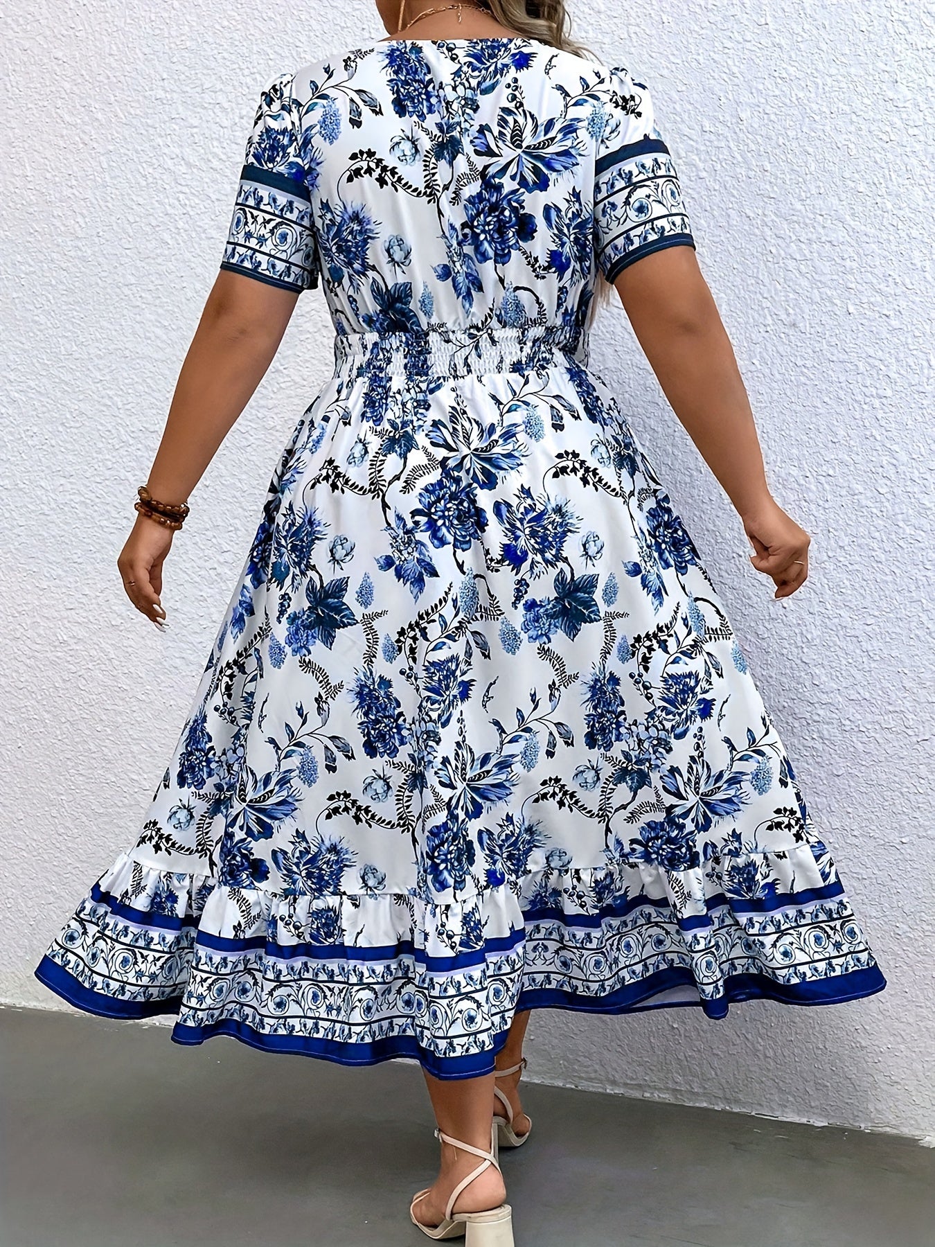 Rosalie Vintage Floral Midi Dress