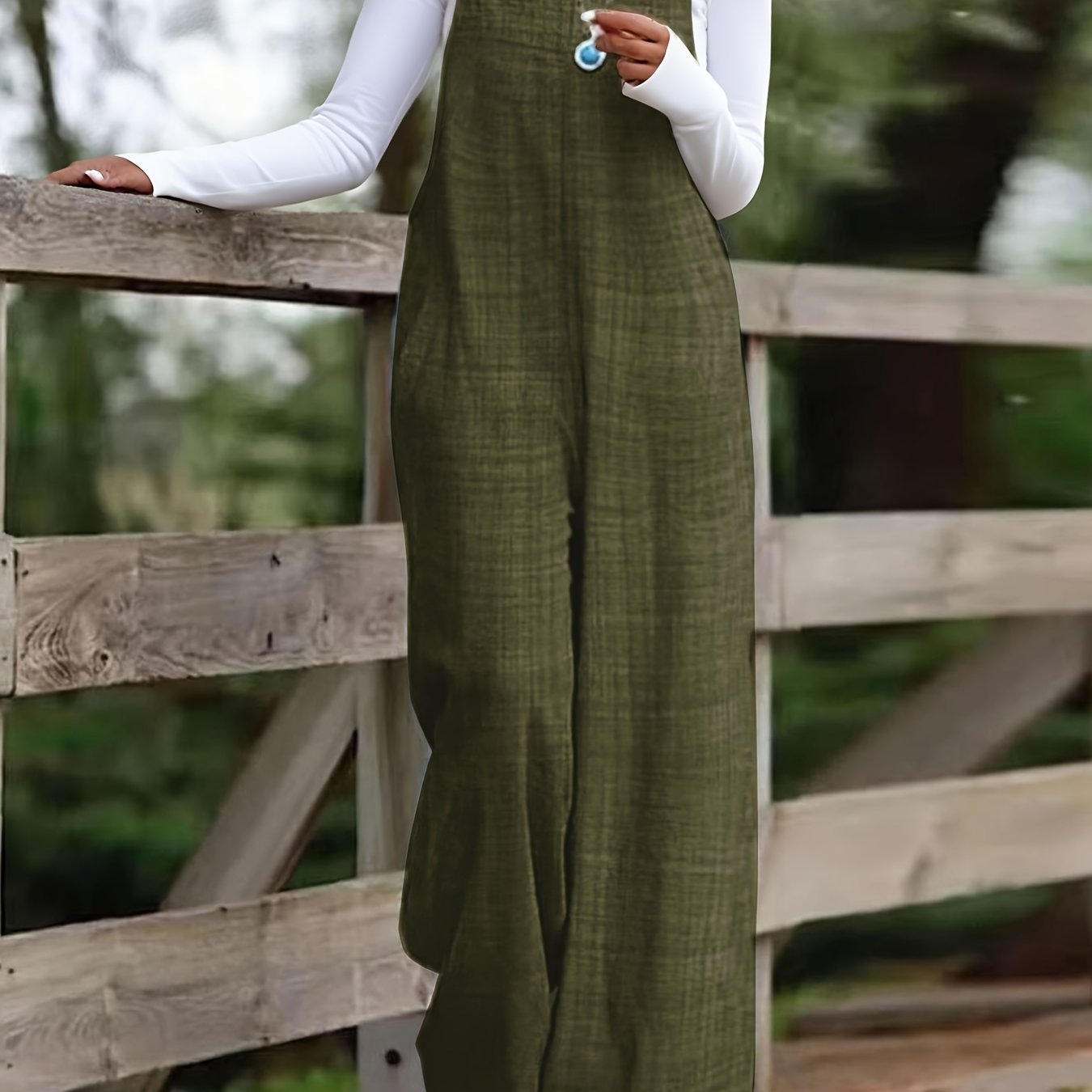 Sleeveless Wide-Leg Jumpsuit