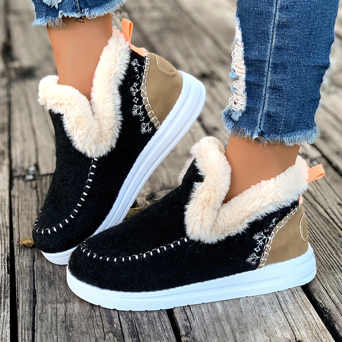 Winter Fleece Ankle Boots