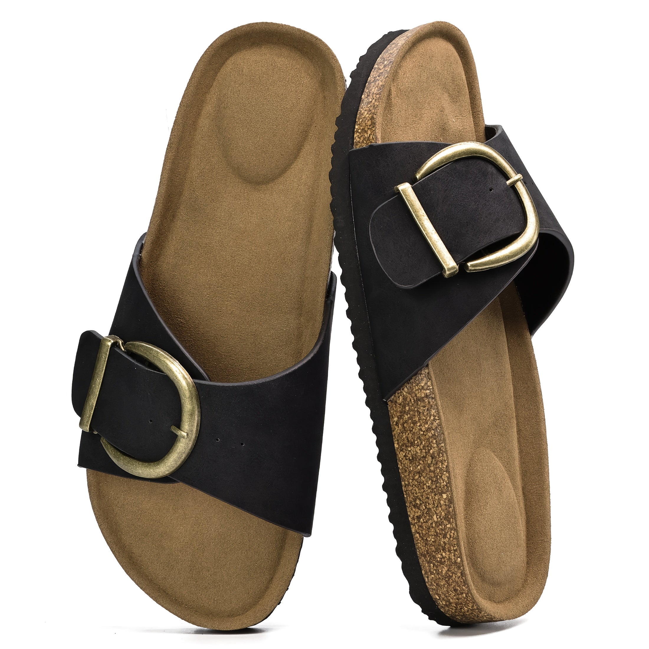 CorkEase Adjustable Buckle Sandals