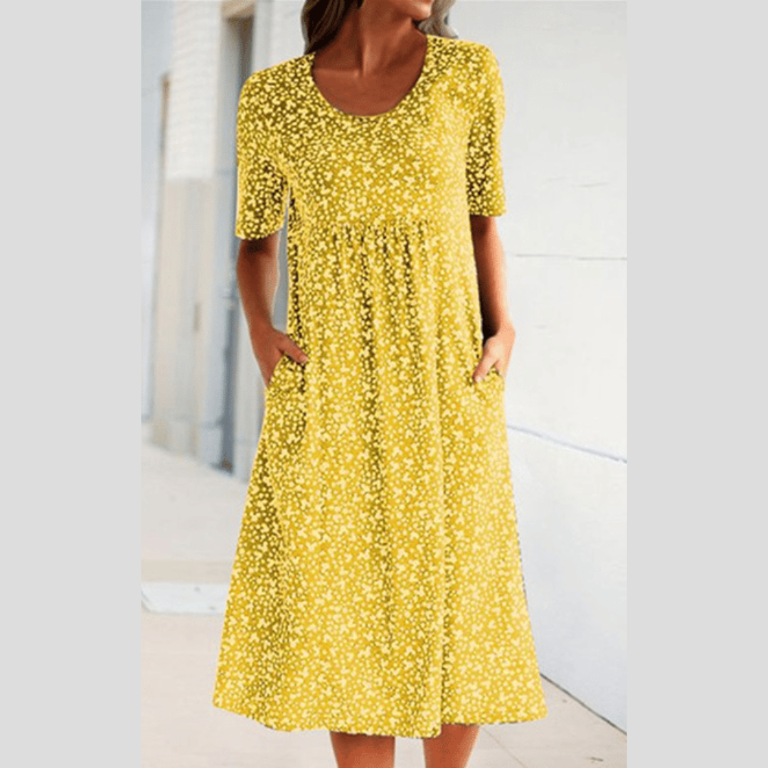 Ayesha | Fashion Floral Midi Dress