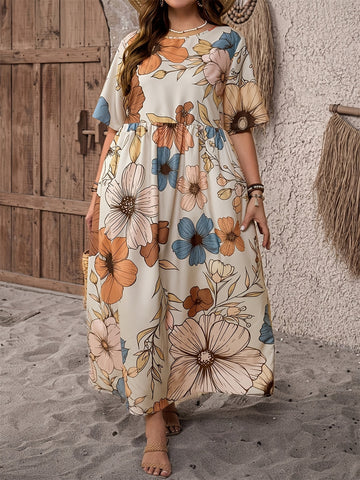 Bohemian Floral Maxi Dress