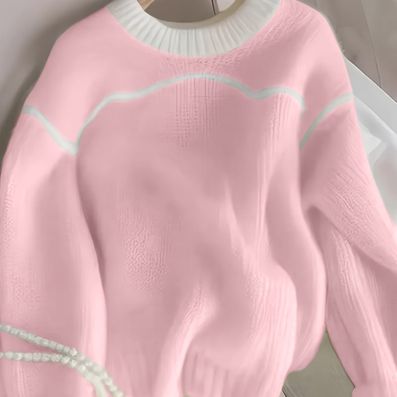 Lemon Yellow Relaxed Fit Knit Sweater