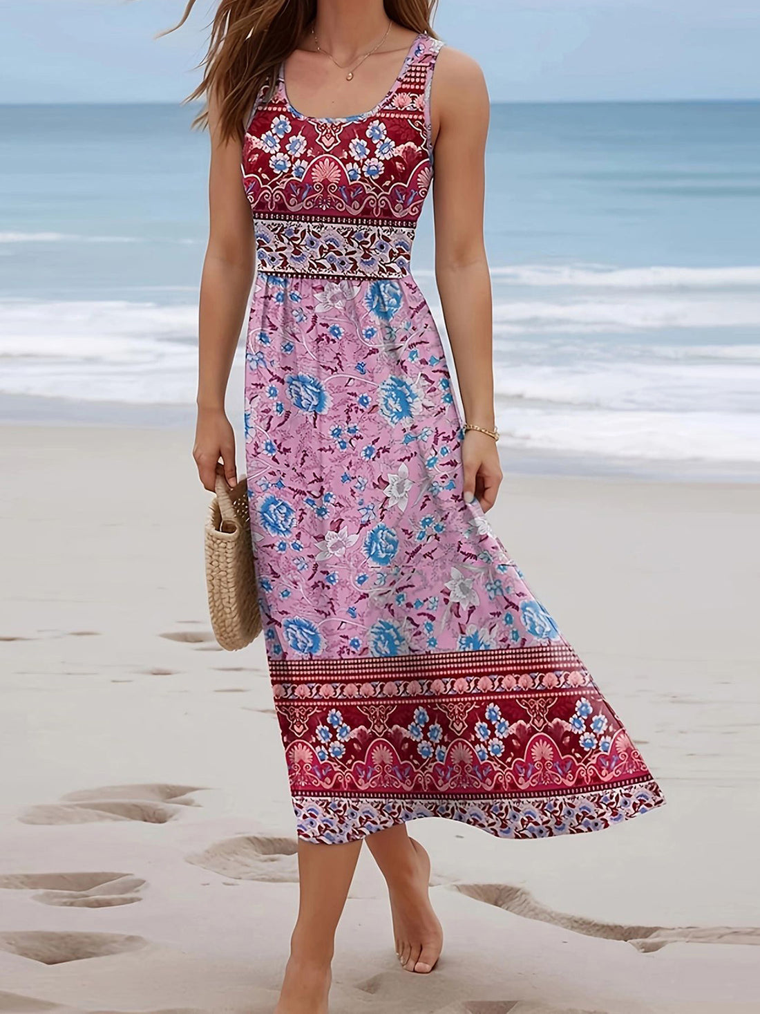 Floral A-Line Dress