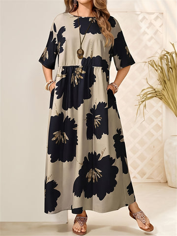 Amara Floral Harmony Maxi Dress