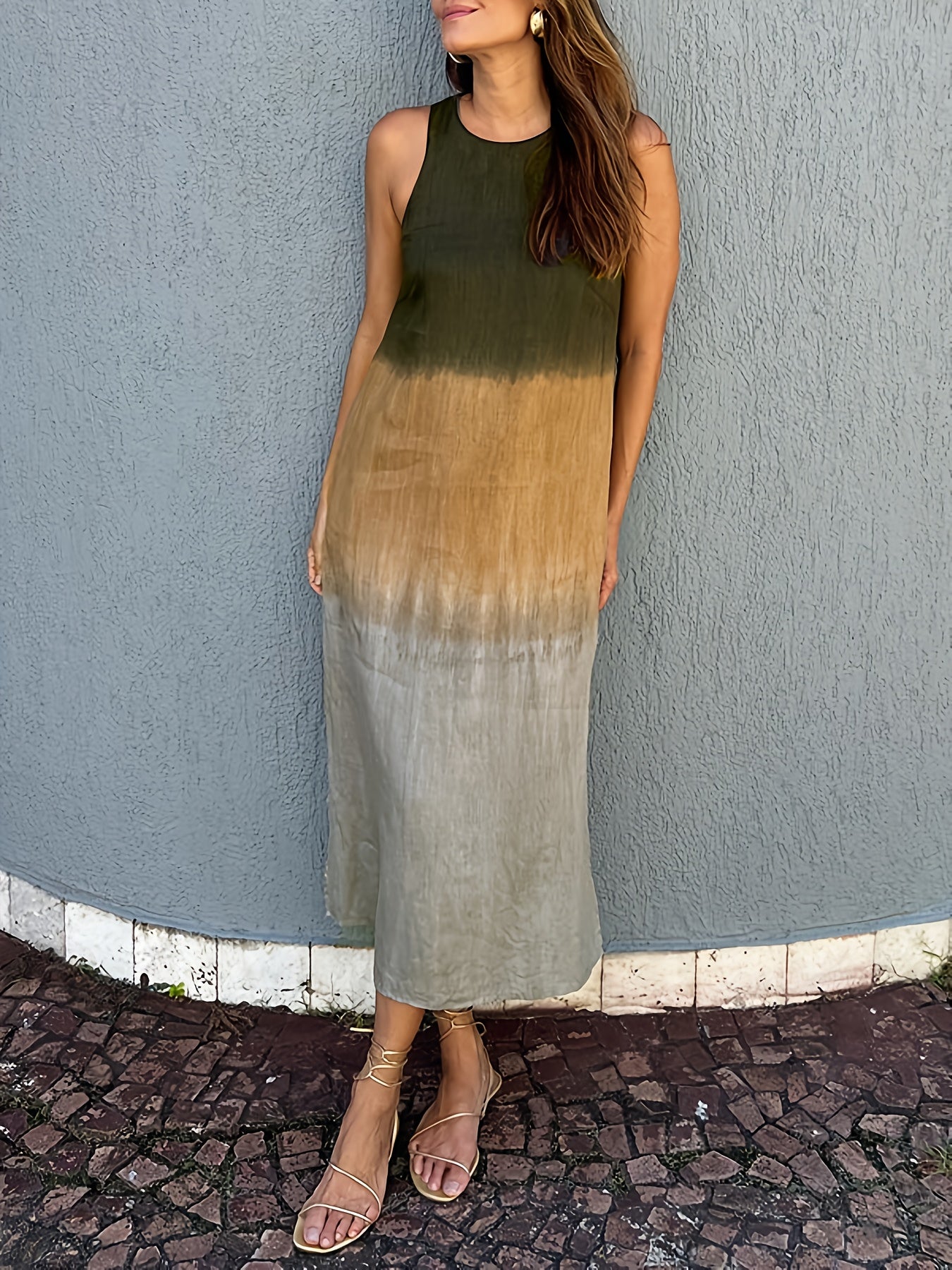 Linen Sleeveless Dress