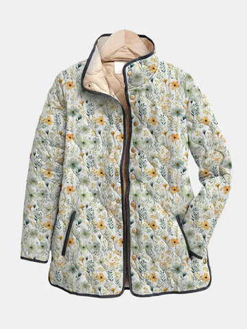 Floral Quilted Jacket