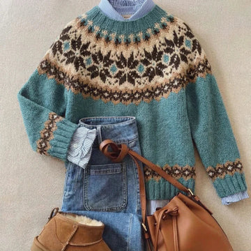 Vellaro | Chic Vintage Knit Sweate