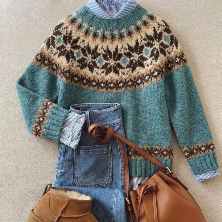 Vellaro | Chic Vintage Knit Sweate