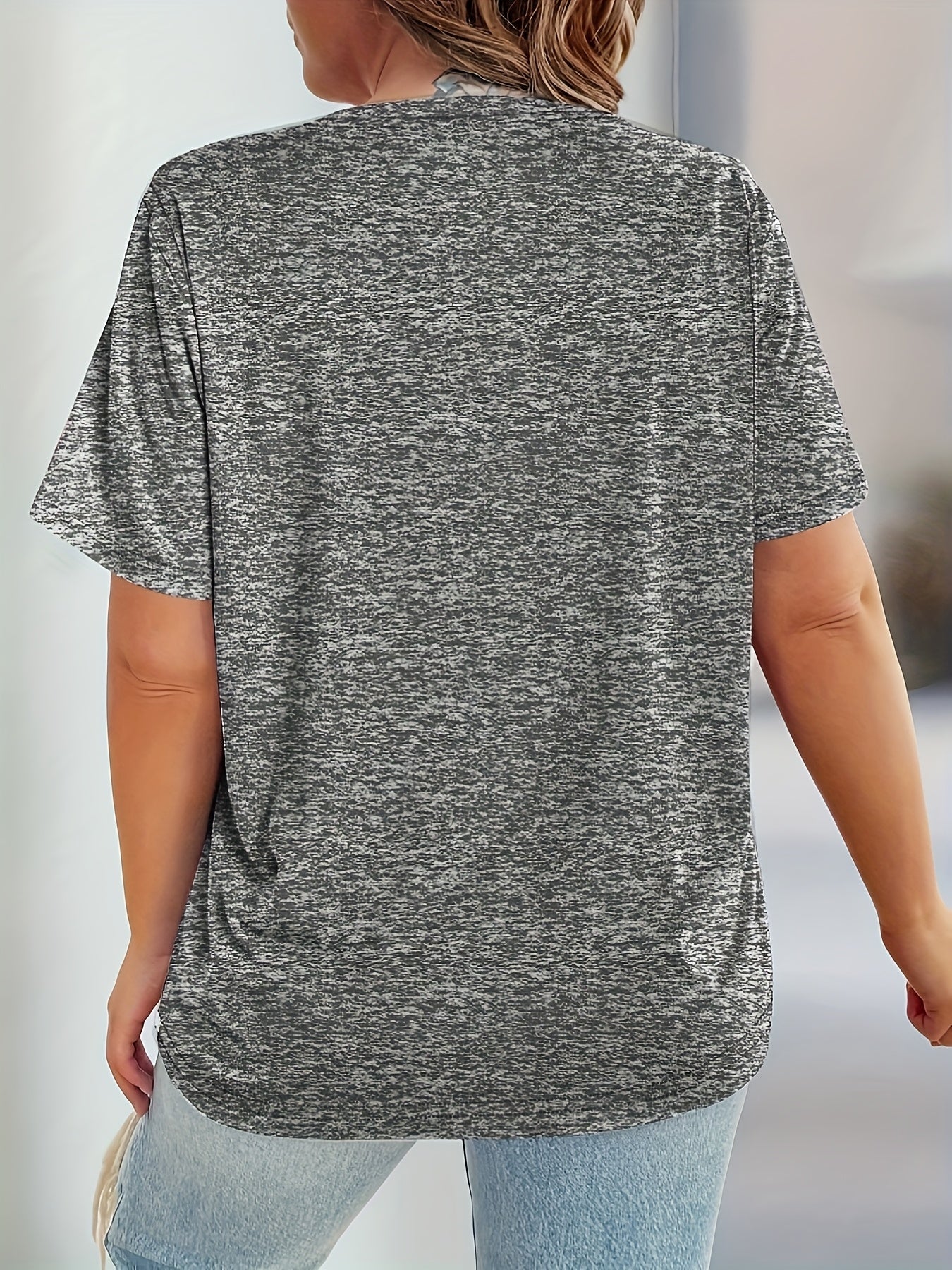 Floral V-Neck T-Shirt