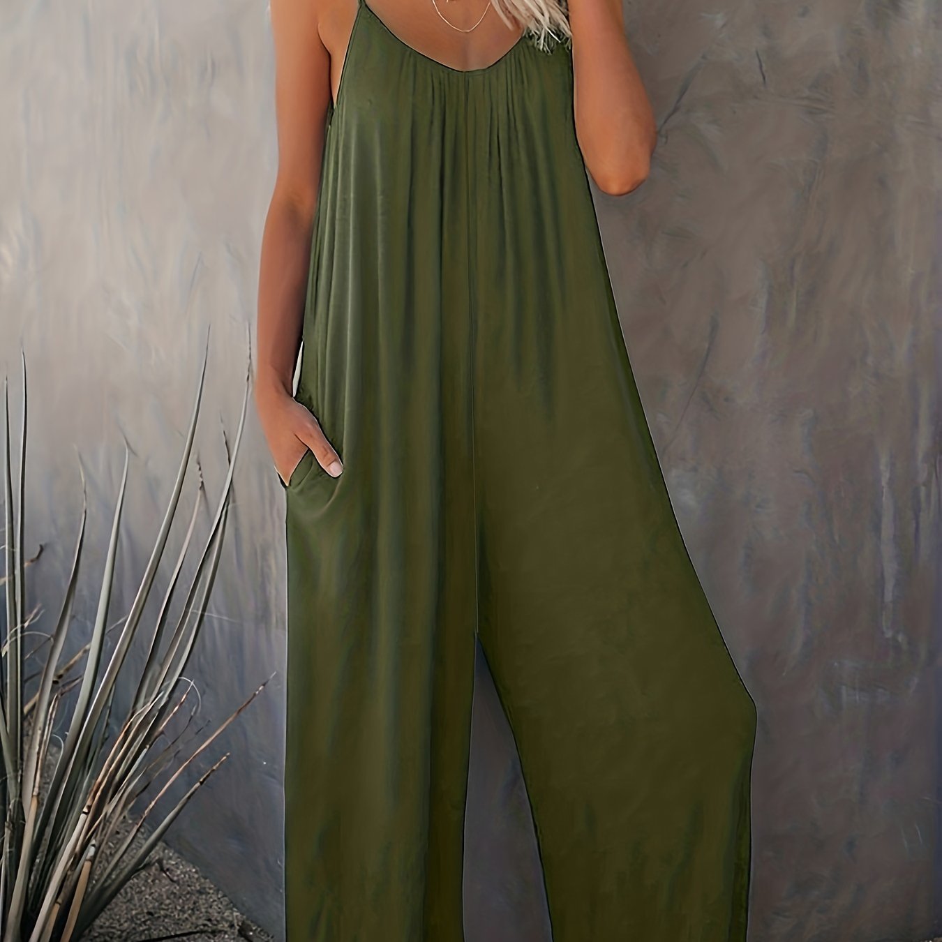 Sleeveless Knit Jumpsuit
