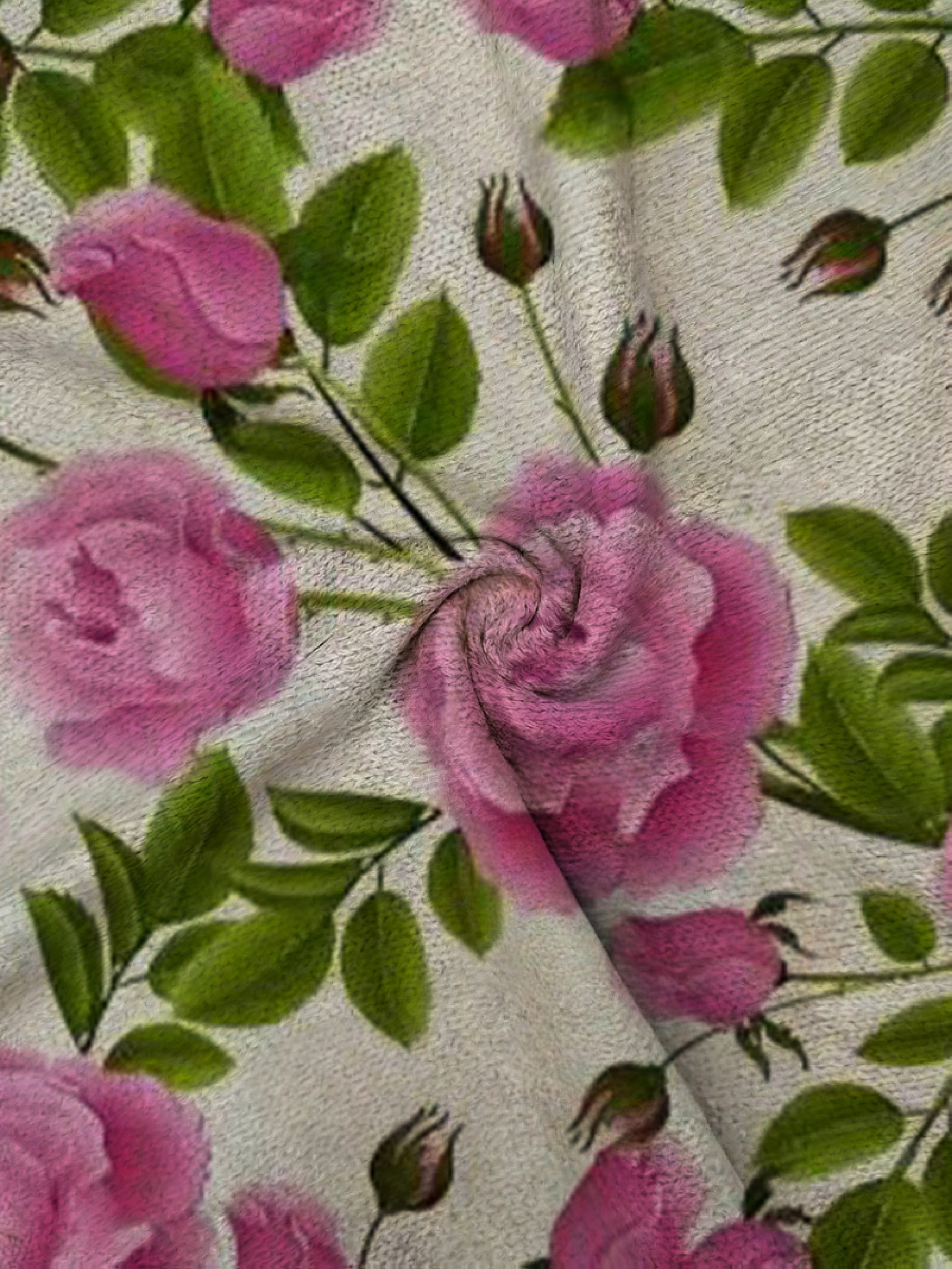 Rose Detail Crew Neck Vest