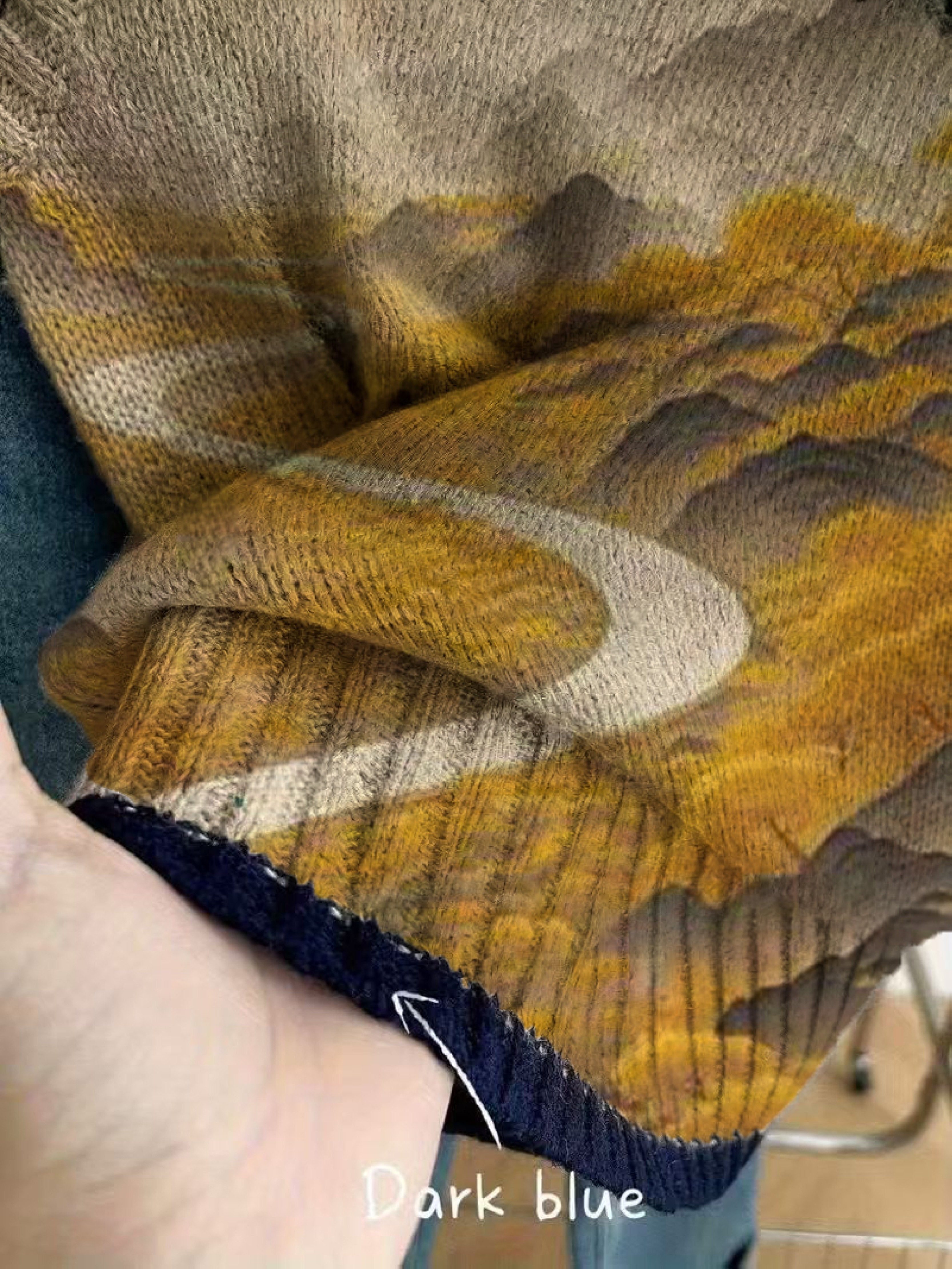 Scenic Landscape Knit Vest