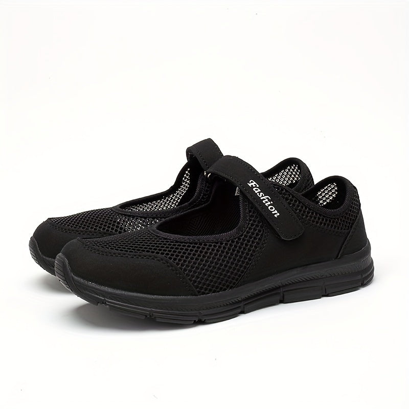 MeshComfort Hook & Loop Walking Shoes